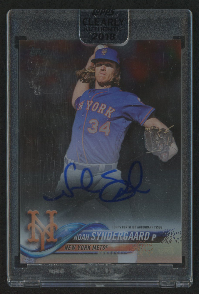 2018 Topps Clearly Authentic Autographs #CAANSY Noah Syndergaard