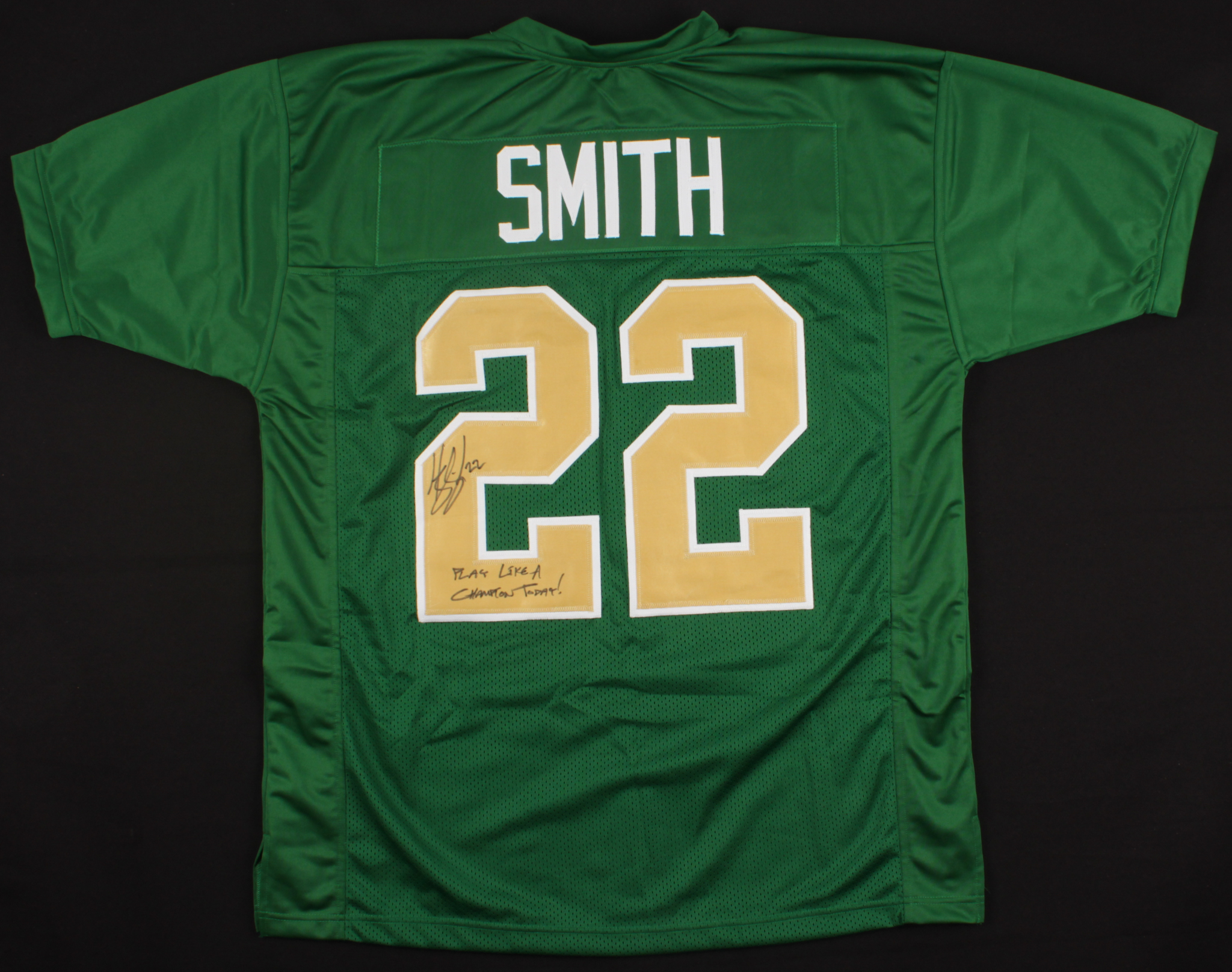 Harrison Smith Signed Notre Dame Fighting Irish Jersey Inscribed "Play Like A Champion Today!" (TSE COA) at PristineAuction.com Harrison Smith Signed Notre Dame Fighting Irish Jersey Inscribed "Play Like A Champion Today!" (TSE COA) at PristineAuction.com