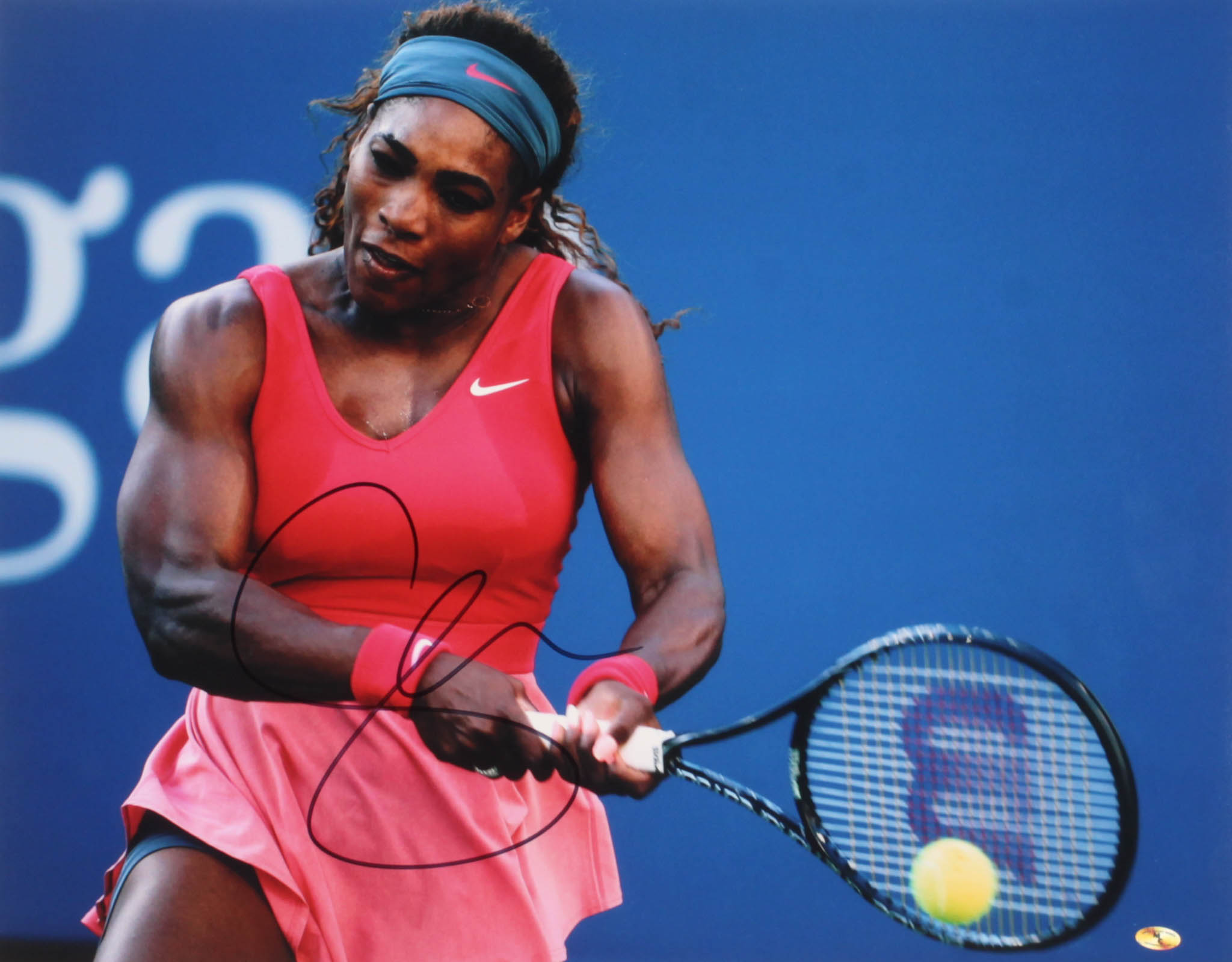 Serena Williams Signed 11x14 Photo (Mead Chasky Hologram) at PristineAuction.com Serena Williams Signed 11x14 Photo (Mead Chasky Hologram) at PristineAuction.com