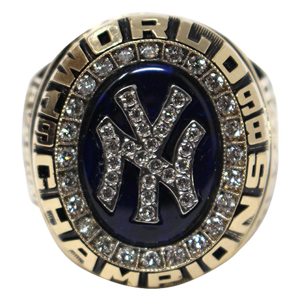 Authentic New York Yankees 1998 World Series Championship Ring at PristineAuction.com Authentic New York Yankees 1998 World Series Championship Ring at PristineAuction.com