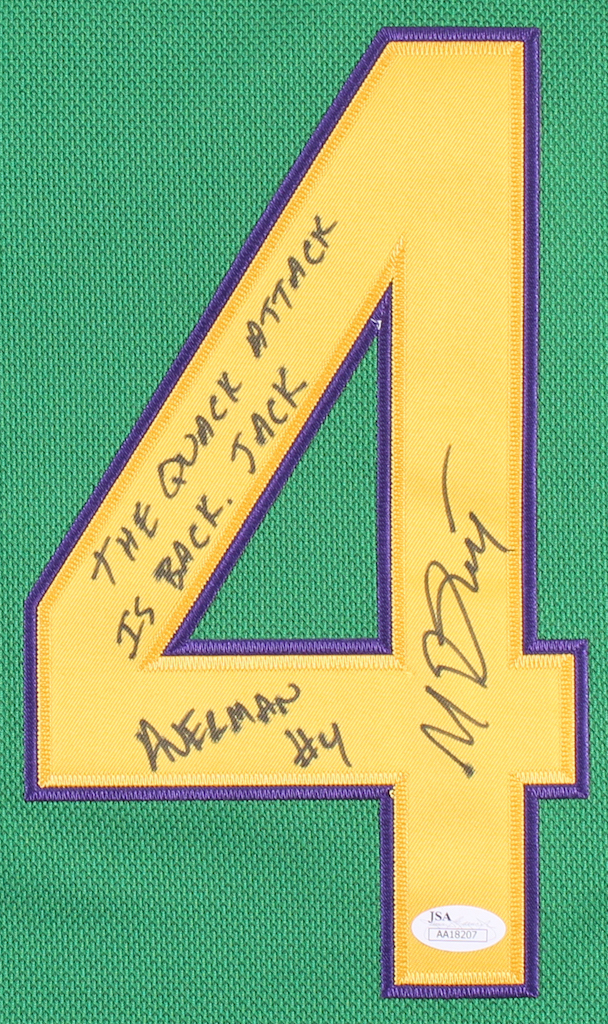 Matt Doherty Signed "The Mighty Ducks" Jersey Inscribed "The Quack Attack Is Back, Jack" & "Averman" (JSA COA) at PristineAuction.com Matt Doherty Signed "The Mighty Ducks" Jersey Inscribed "The Quack Attack Is Back, Jack" & "Averman" (JSA COA) at PristineAuction.com