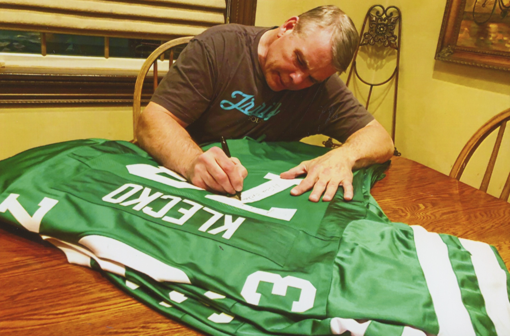 Joe Klecko Signed Jets Jersey (Gridiron Legends COA) at PristineAuction.com Joe Klecko Signed Jets Jersey (Gridiron Legends COA) at PristineAuction.com