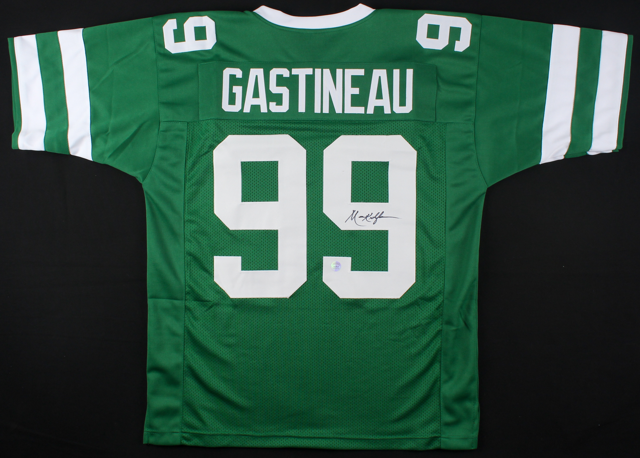 Mark Gastineau Signed Jets Jersey (Gridiron Legends COA) at PristineAuction.com Mark Gastineau Signed Jets Jersey (Gridiron Legends COA) at PristineAuction.com