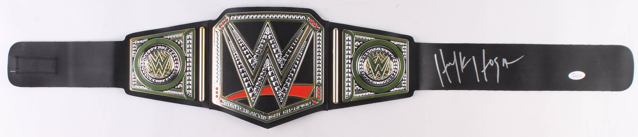 Hulk Hogan Signed WWE Championship Belt (JSA COA) at PristineAuction.com Hulk Hogan Signed WWE Championship Belt (JSA COA) at PristineAuction.com