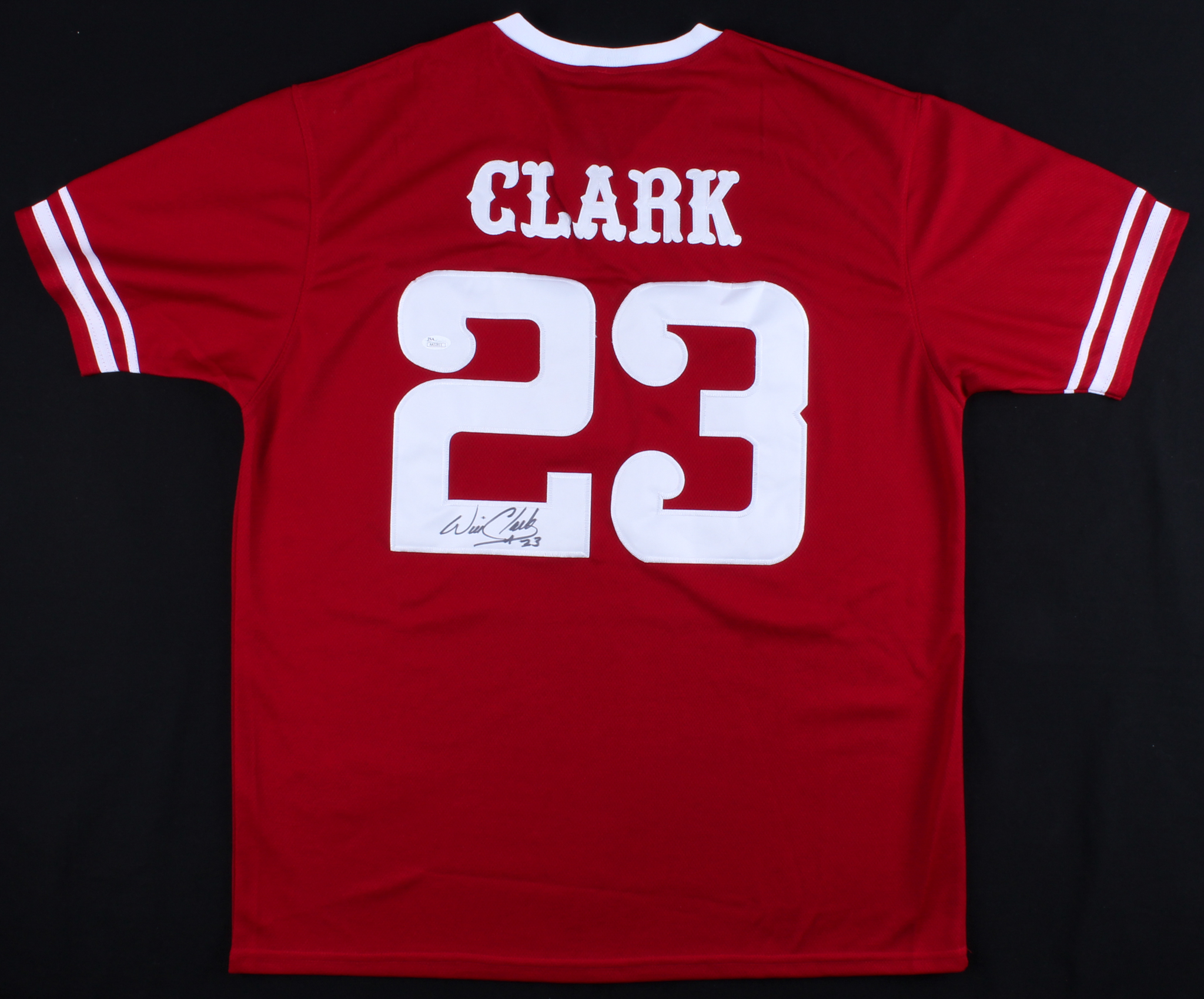 Will Clark Signed Mississippi State Bulldogs Jersey (JSA COA) at PristineAuction.com Will Clark Signed Mississippi State Bulldogs Jersey (JSA COA) at PristineAuction.com