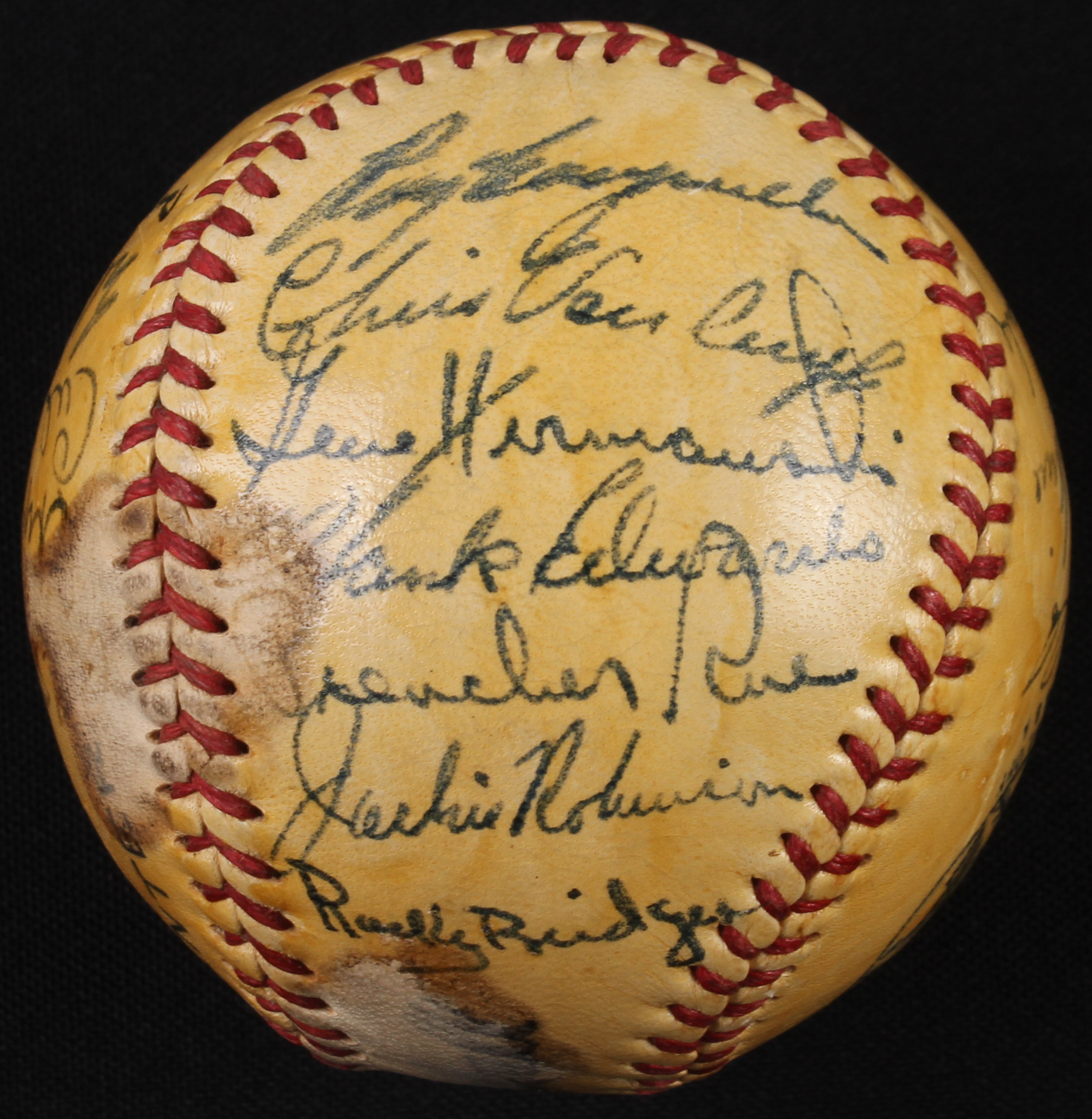 1951 Dodgers Baseball Team-Signed by (16) With Duke Snider, Roy Campanella, Pee Wee Reese, Carl Erskine, Billy Cox, Ralph Branca, Carl Furillo, Bruce Edwards, Erv Palica (JSA LOA) at PristineAuction.com 1951 Dodgers Baseball Team-Signed by (16) With Duke Snider, Roy Campanella, Pee Wee Reese, Carl Erskine, Billy Cox, Ralph Branca, Carl Furillo, Bruce Edwards, Erv Palica (JSA LOA) at PristineAuction.com