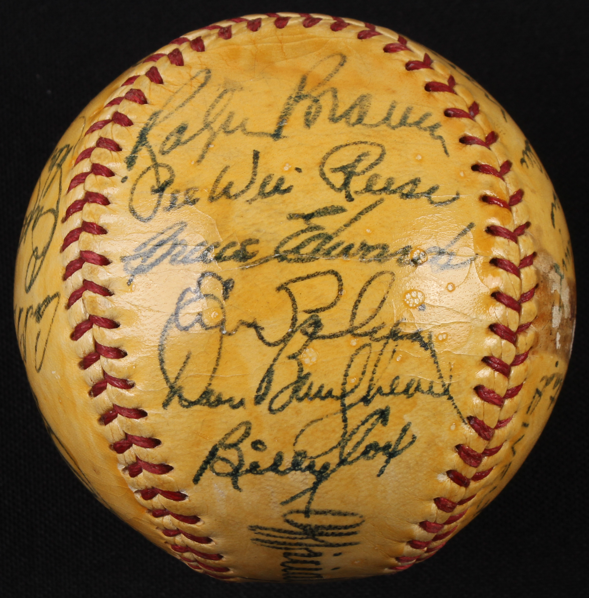1951 Dodgers Baseball Team-Signed by (16) With Duke Snider, Roy Campanella, Pee Wee Reese, Carl Erskine, Billy Cox, Ralph Branca, Carl Furillo, Bruce Edwards, Erv Palica (JSA LOA) at PristineAuction.com 1951 Dodgers Baseball Team-Signed by (16) With Duke Snider, Roy Campanella, Pee Wee Reese, Carl Erskine, Billy Cox, Ralph Branca, Carl Furillo, Bruce Edwards, Erv Palica (JSA LOA) at PristineAuction.com