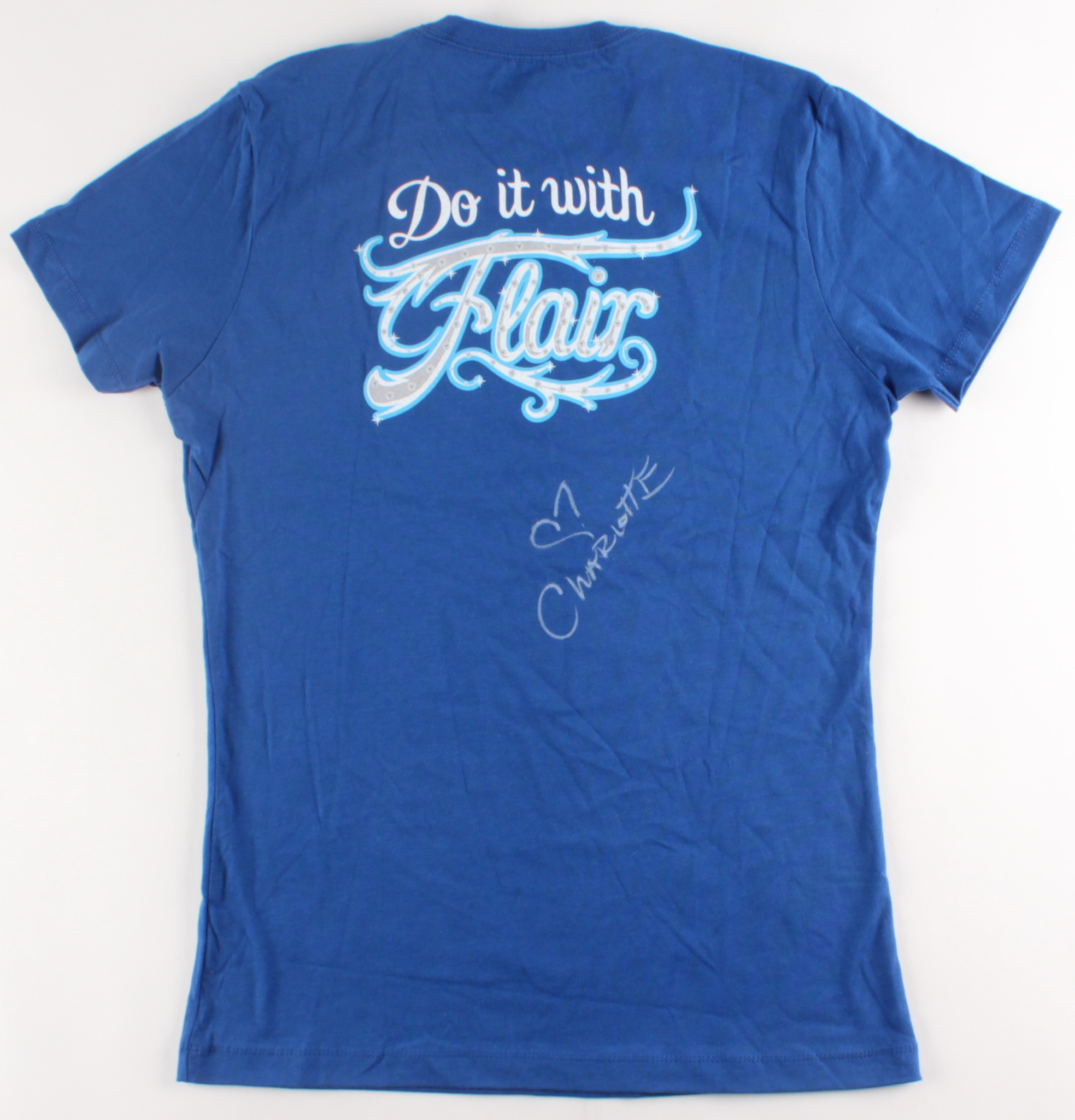 Charlotte Flair Signed WWE "Do It With Flair" T-Shirt (Pro Player Hologram) at PristineAuction.com Charlotte Flair Signed WWE "Do It With Flair" T-Shirt (Pro Player Hologram) at PristineAuction.com