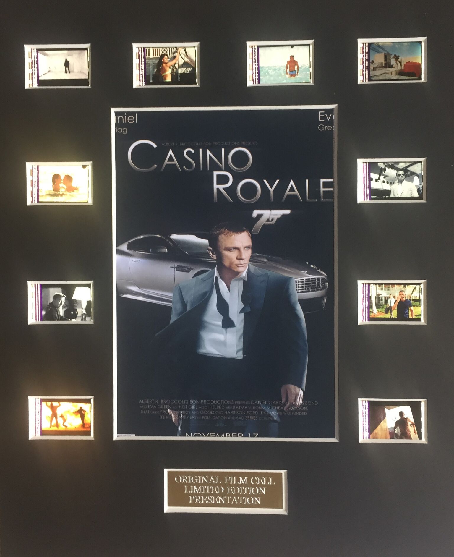 "James Bond - Casino Royale" Limited Edition Original Film/Movie Cell Display at PristineAuction.com "James Bond - Casino Royale" Limited Edition Original Film/Movie Cell Display at PristineAuction.com