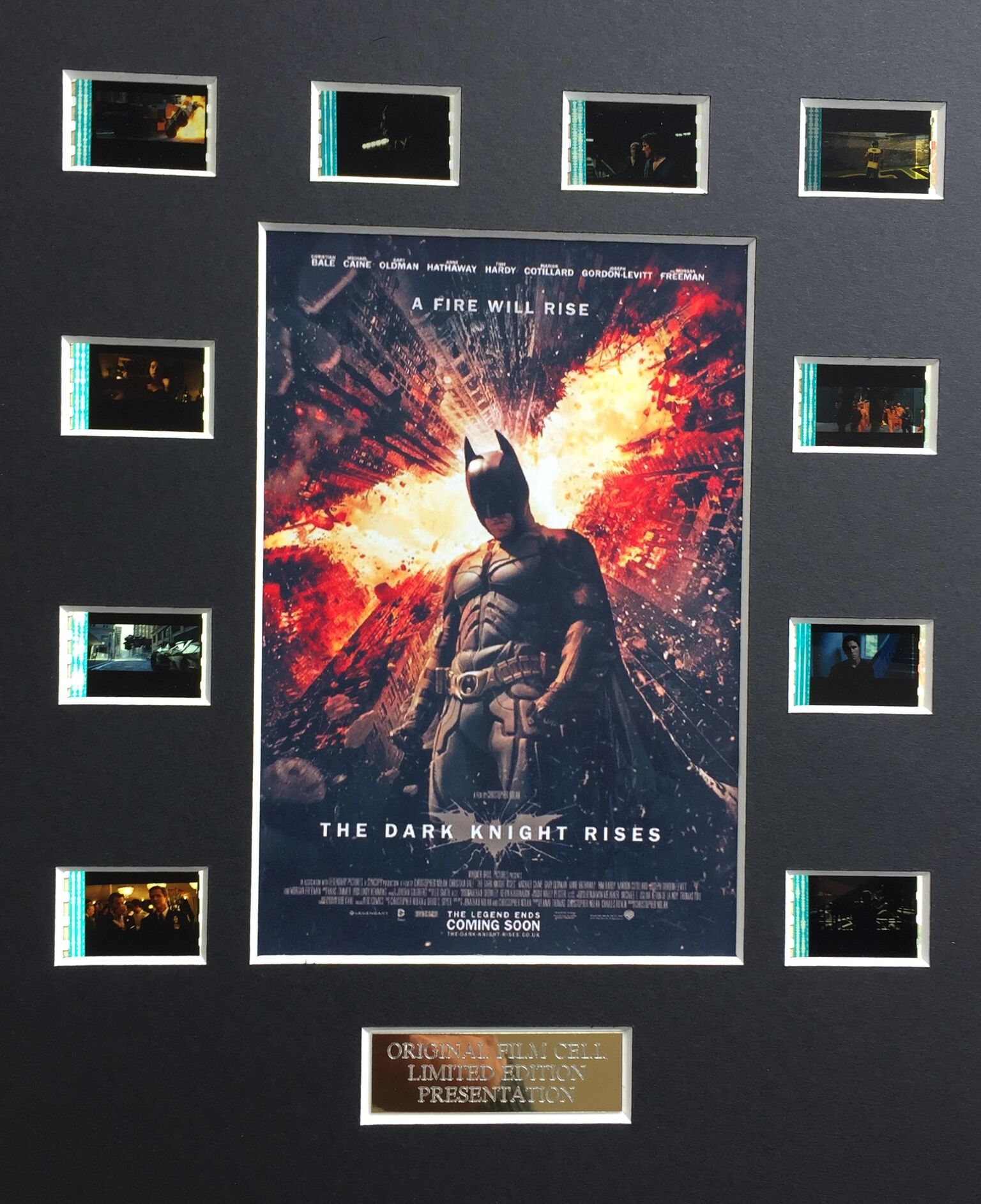 "Batman - Dark Knight Rises" Limited Edition Original Film / Movie Cell Display at PristineAuction.com "Batman - Dark Knight Rises" Limited Edition Original Film / Movie Cell Display at PristineAuction.com