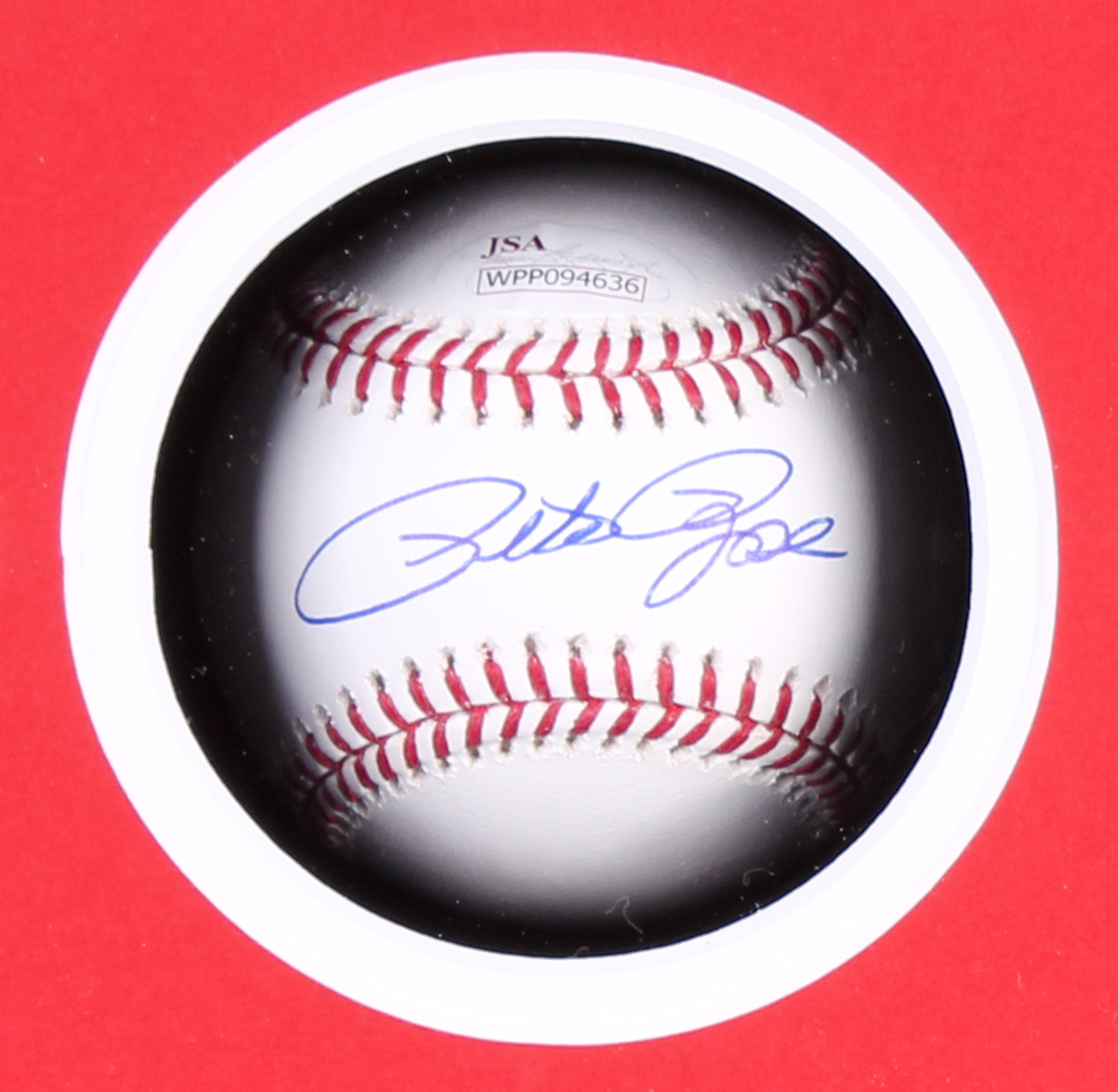 Pete Rose Signed Reds Custom Framed Baseball Shadowbox Display (JSA) at PristineAuction.com Pete Rose Signed Reds Custom Framed Baseball Shadowbox Display (JSA) at PristineAuction.com