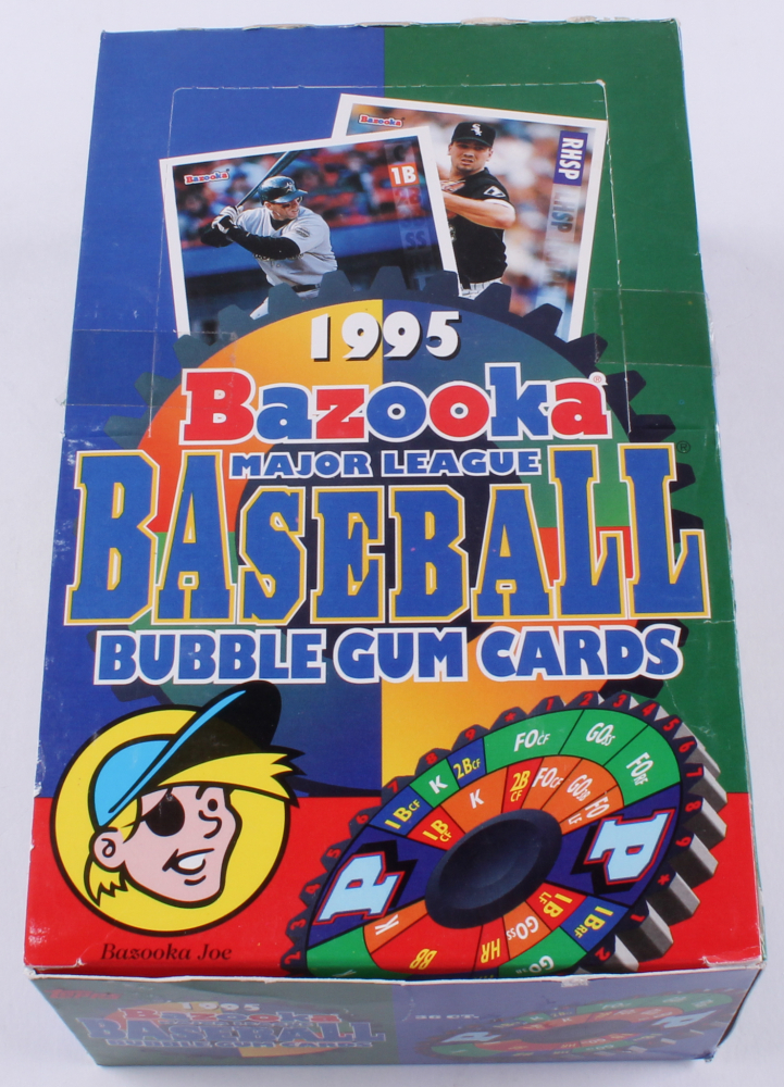 1995 Topps Bazooka Baseball Hobby Box of (36) Packs Pristine Auction