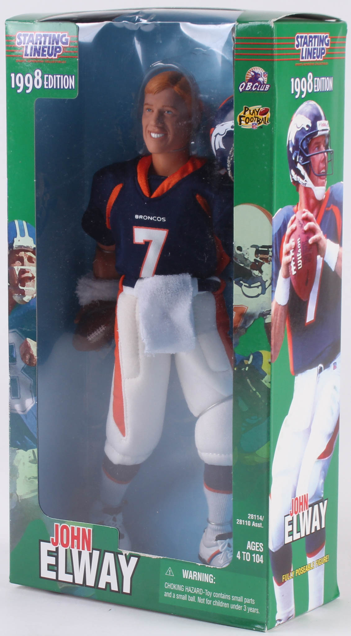 Starting Lineup 1998 Edition John Elway Action Figure | Pristine