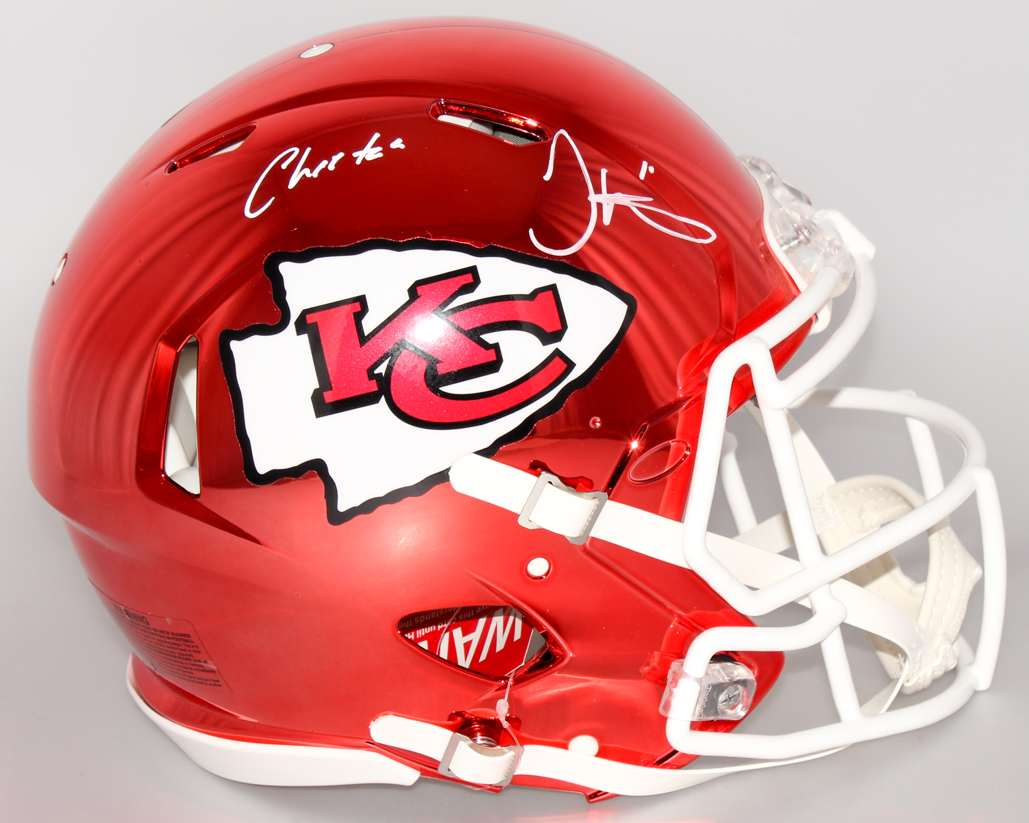 Tyreek Hill Signed Chiefs Full-Size Authentic On-Field Chrome Speed Helmet Inscribed "Cheetah" (JSA COA) at PristineAuction.com Tyreek Hill Signed Chiefs Full-Size Authentic On-Field Chrome Speed Helmet Inscribed "Cheetah" (JSA COA) at PristineAuction.com