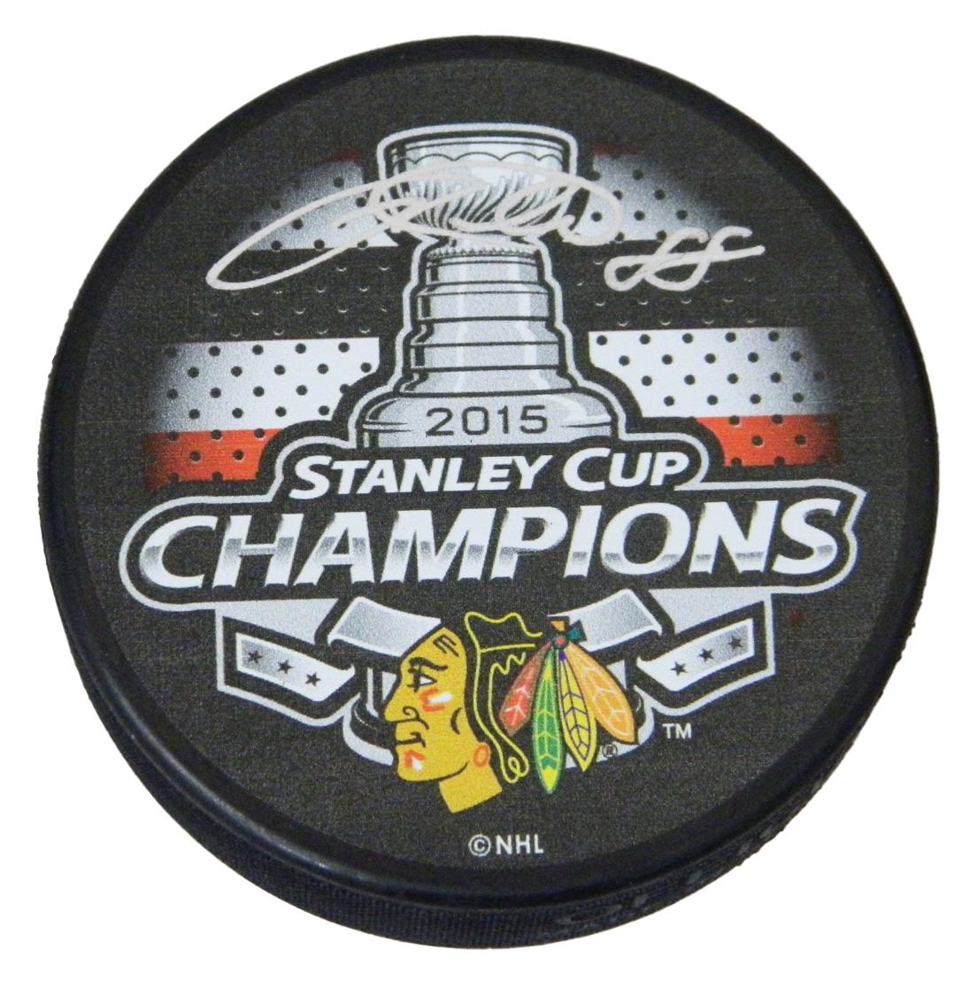 Chicago Blackhawks Signed Mystery Box Logo Hockey Puck - Champions Edition Series 5 (Limited to 100) at PristineAuction.com Chicago Blackhawks Signed Mystery Box Logo Hockey Puck - Champions Edition Series 5 (Limited to 100) at PristineAuction.com