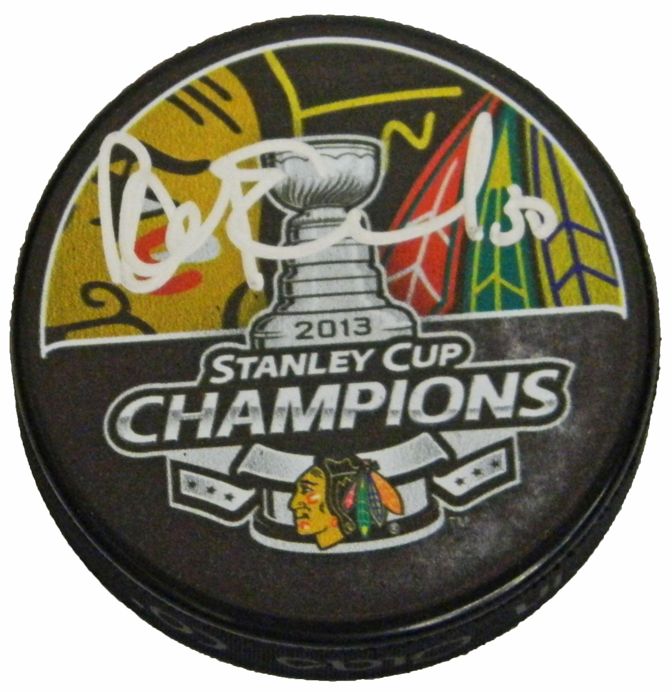 Chicago Blackhawks Signed Mystery Box Logo Hockey Puck - Champions Edition Series 5 (Limited to 100) at PristineAuction.com Chicago Blackhawks Signed Mystery Box Logo Hockey Puck - Champions Edition Series 5 (Limited to 100) at PristineAuction.com