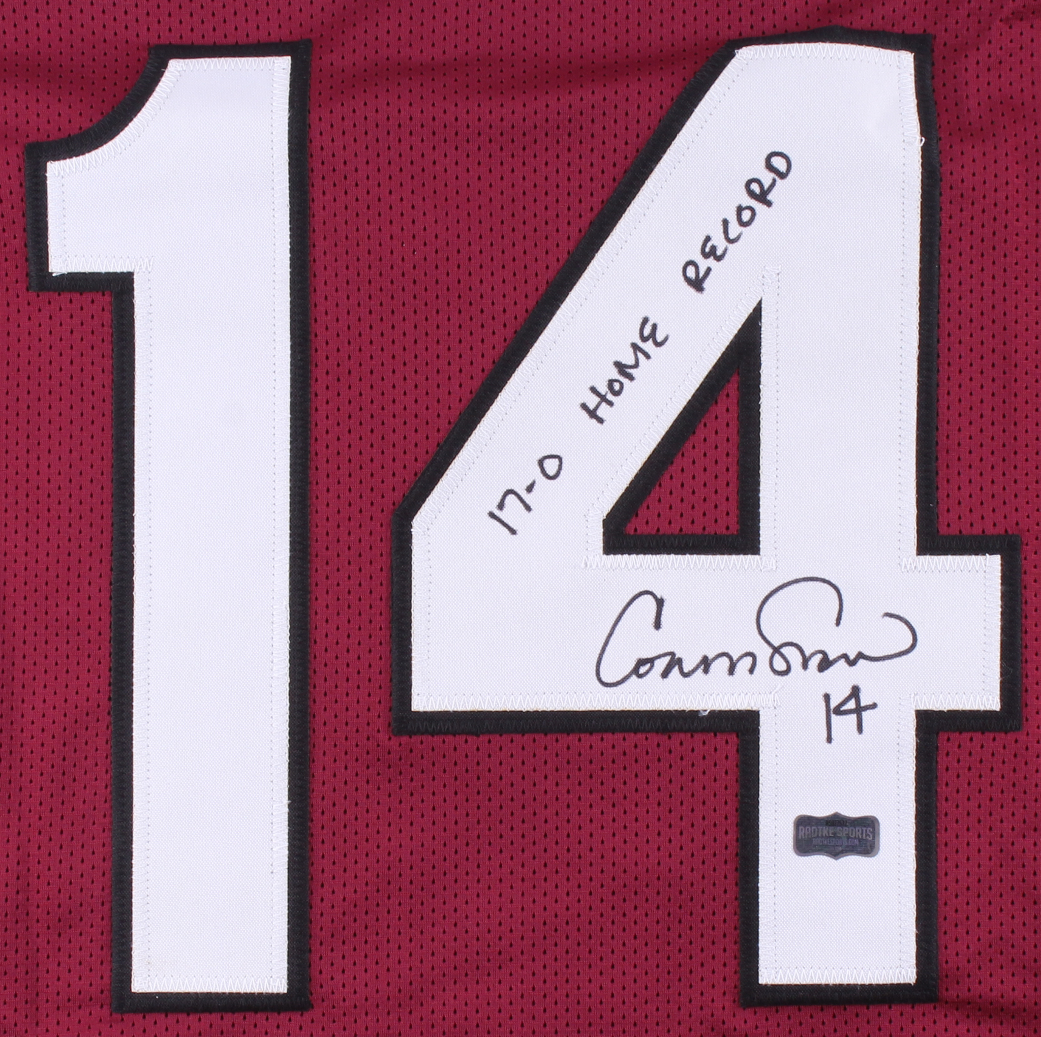 Connor Shaw Signed Jersey Inscribed "17-0 Home Record" (Radkte COA) at PristineAuction.com Connor Shaw Signed Jersey Inscribed "17-0 Home Record" (Radkte COA) at PristineAuction.com