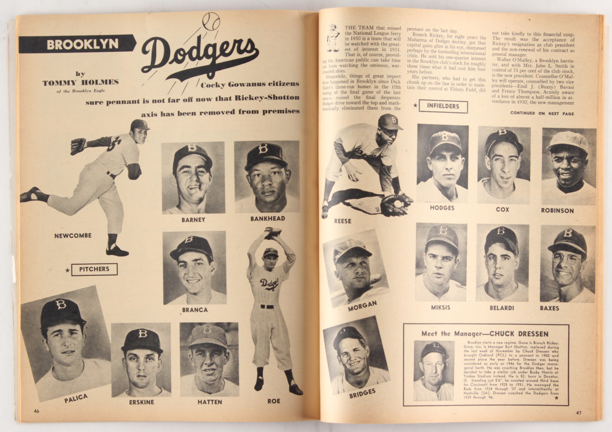 Vintage 1951 Complete Baseball Magazine at PristineAuction.com Vintage 1951 Complete Baseball Magazine at PristineAuction.com