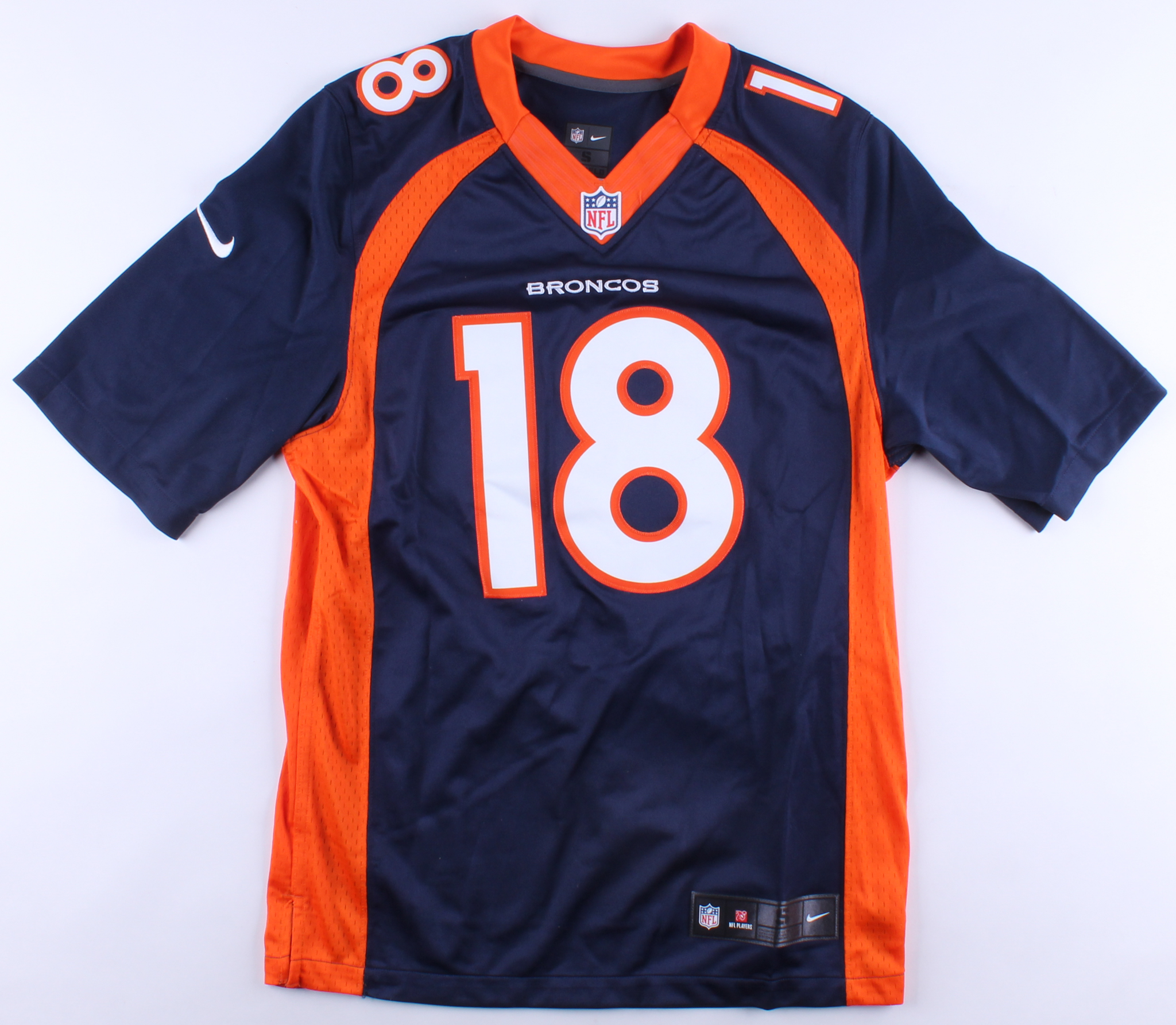 Peyton Manning Signed Broncos Jersey (Fanatics Hologram) at PristineAuction.com Peyton Manning Signed Broncos Jersey (Fanatics Hologram) at PristineAuction.com