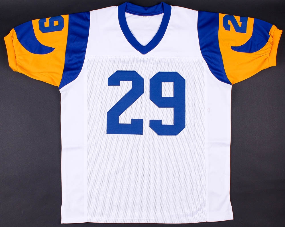 Eric Dickerson Signed Jersey Inscribed "HOF 99" (JSA COA) at PristineAuction.com Eric Dickerson Signed Jersey Inscribed "HOF 99" (JSA COA) at PristineAuction.com