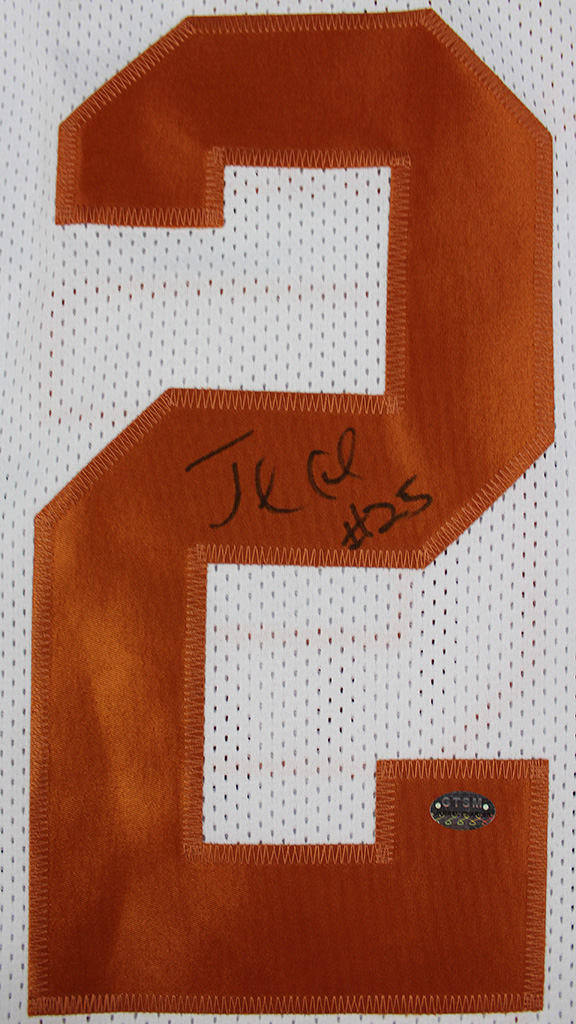 Jamaal Charles Signed Texas Longhorns Jersey (GTSM COA & Charles Hologram) at PristineAuction.com Jamaal Charles Signed Texas Longhorns Jersey (GTSM COA & Charles Hologram) at PristineAuction.com