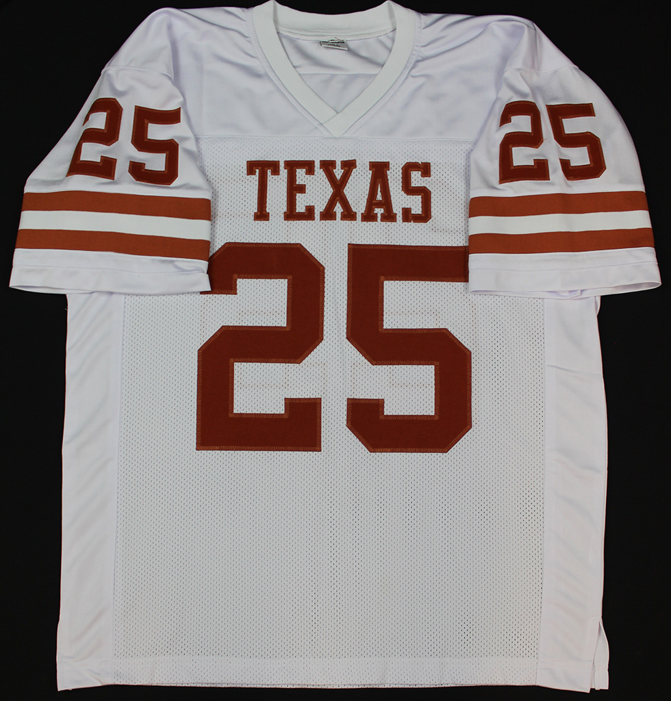 Jamaal Charles Signed Texas Longhorns Jersey (GTSM COA & Charles Hologram) at PristineAuction.com Jamaal Charles Signed Texas Longhorns Jersey (GTSM COA & Charles Hologram) at PristineAuction.com