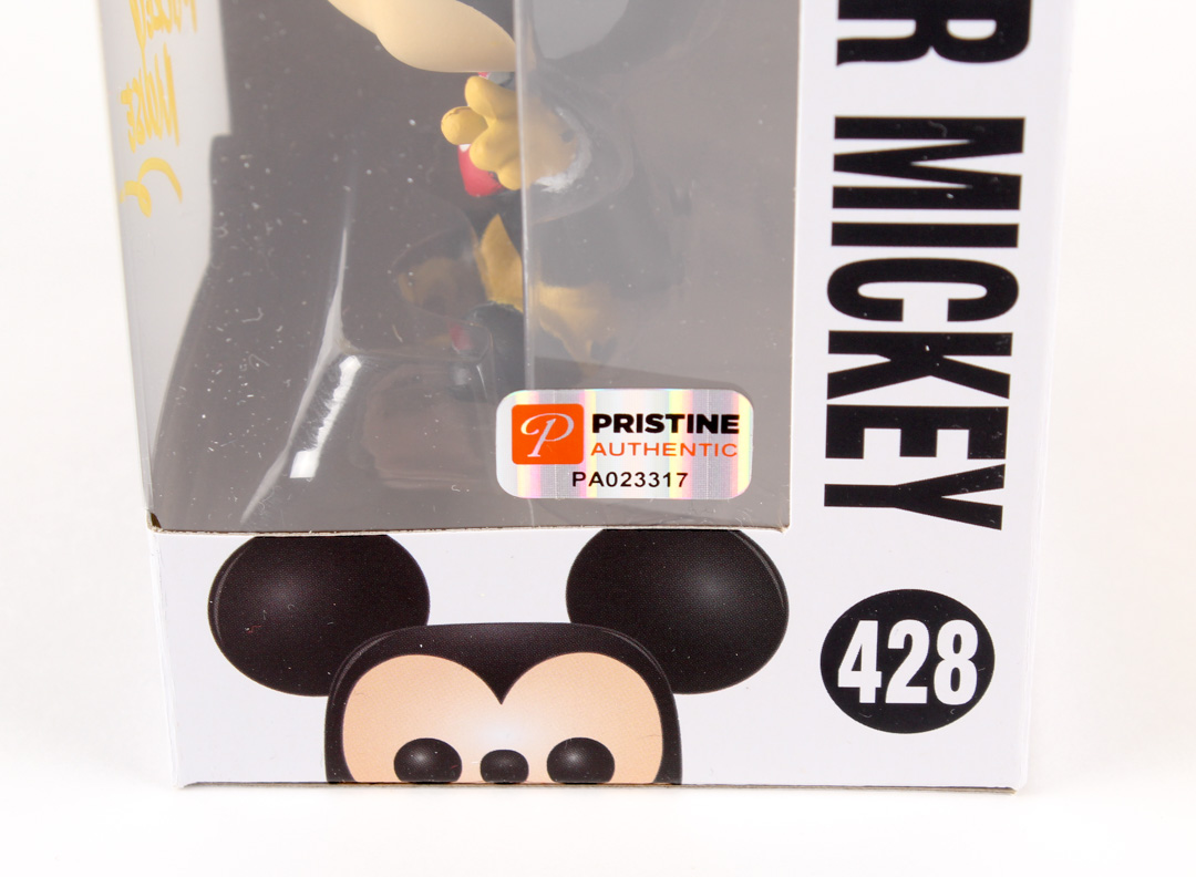 Bret Iwan Signed & Inscribed Mickey Mouse Conductor Mickey Disney #428 Funko Pop! Vinyl Figure (PA COA) at PristineAuction.com Bret Iwan Signed & Inscribed Mickey Mouse Conductor Mickey Disney #428 Funko Pop! Vinyl Figure (PA COA) at PristineAuction.com