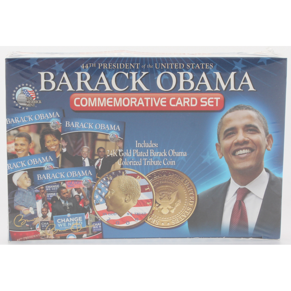Merrick Mint Barack Obama Trading Card Set of (44) Cards With