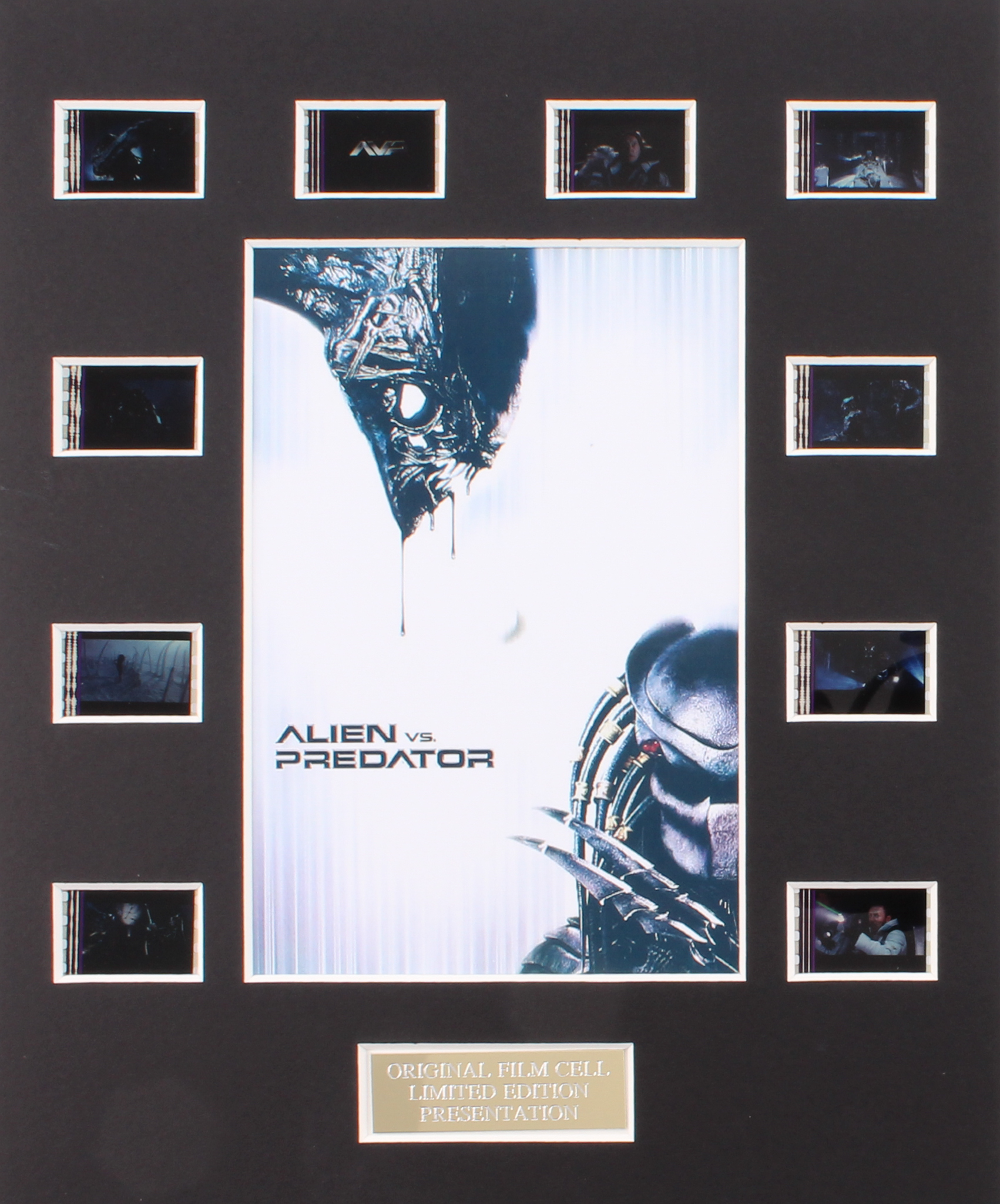 "Alien vs. Predator" Limited Edition Original Film/Movie Cell Display at PristineAuction.com "Alien vs. Predator" Limited Edition Original Film/Movie Cell Display at PristineAuction.com