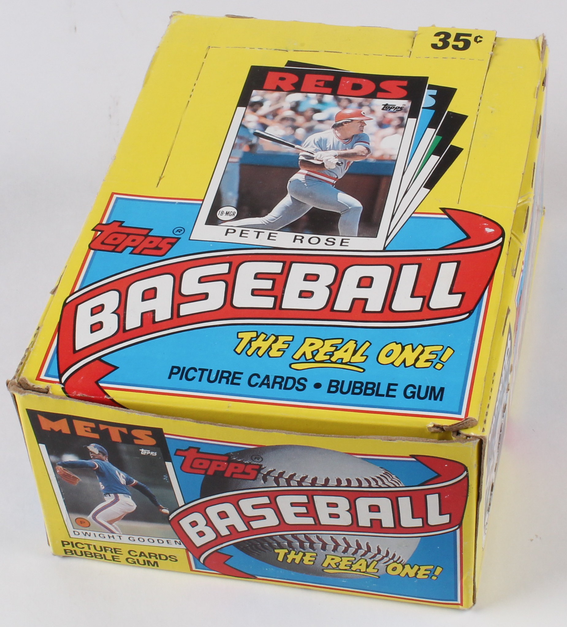 1986 Topps "The Real One" Bubble Gum Baseball Cards with (36) Packs at PristineAuction.com 1986 Topps "The Real One" Bubble Gum Baseball Cards with (36) Packs at PristineAuction.com