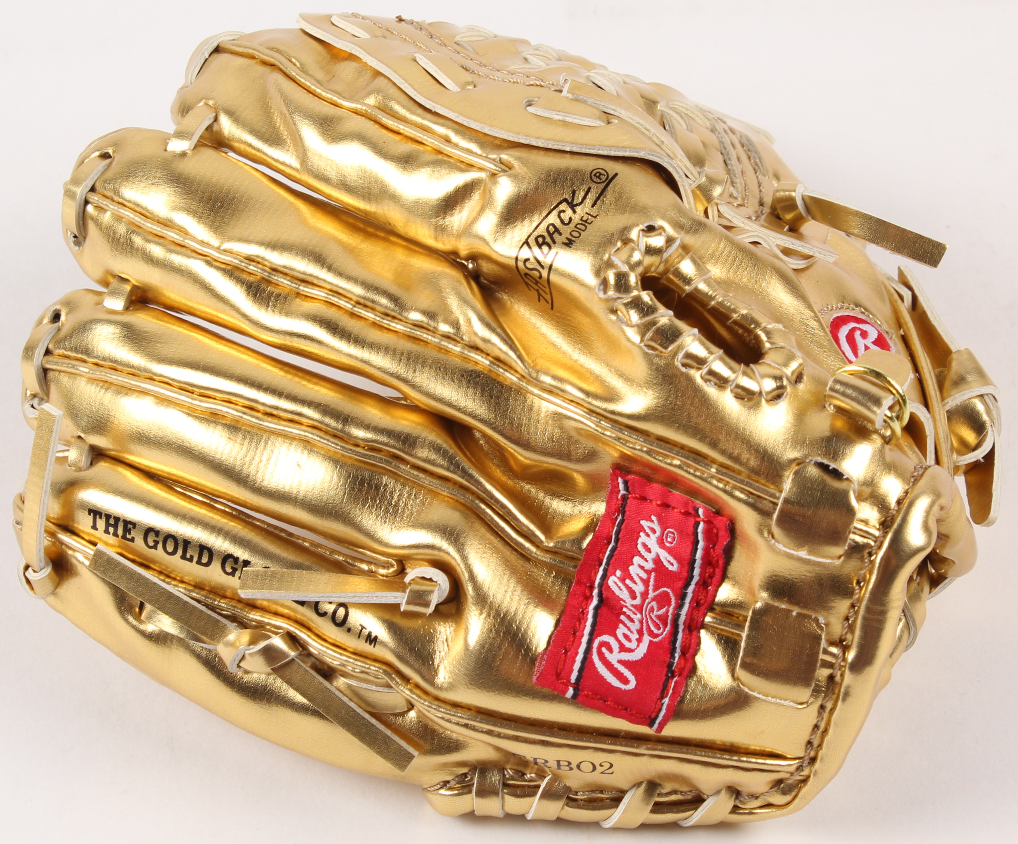 Ozzie Smith Signed Rawlings Gold Mini-Baseball Glove with Display Stand Inscribed "Wizard of Oz" (PSA COA) at PristineAuction.com Ozzie Smith Signed Rawlings Gold Mini-Baseball Glove with Display Stand Inscribed "Wizard of Oz" (PSA COA) at PristineAuction.com