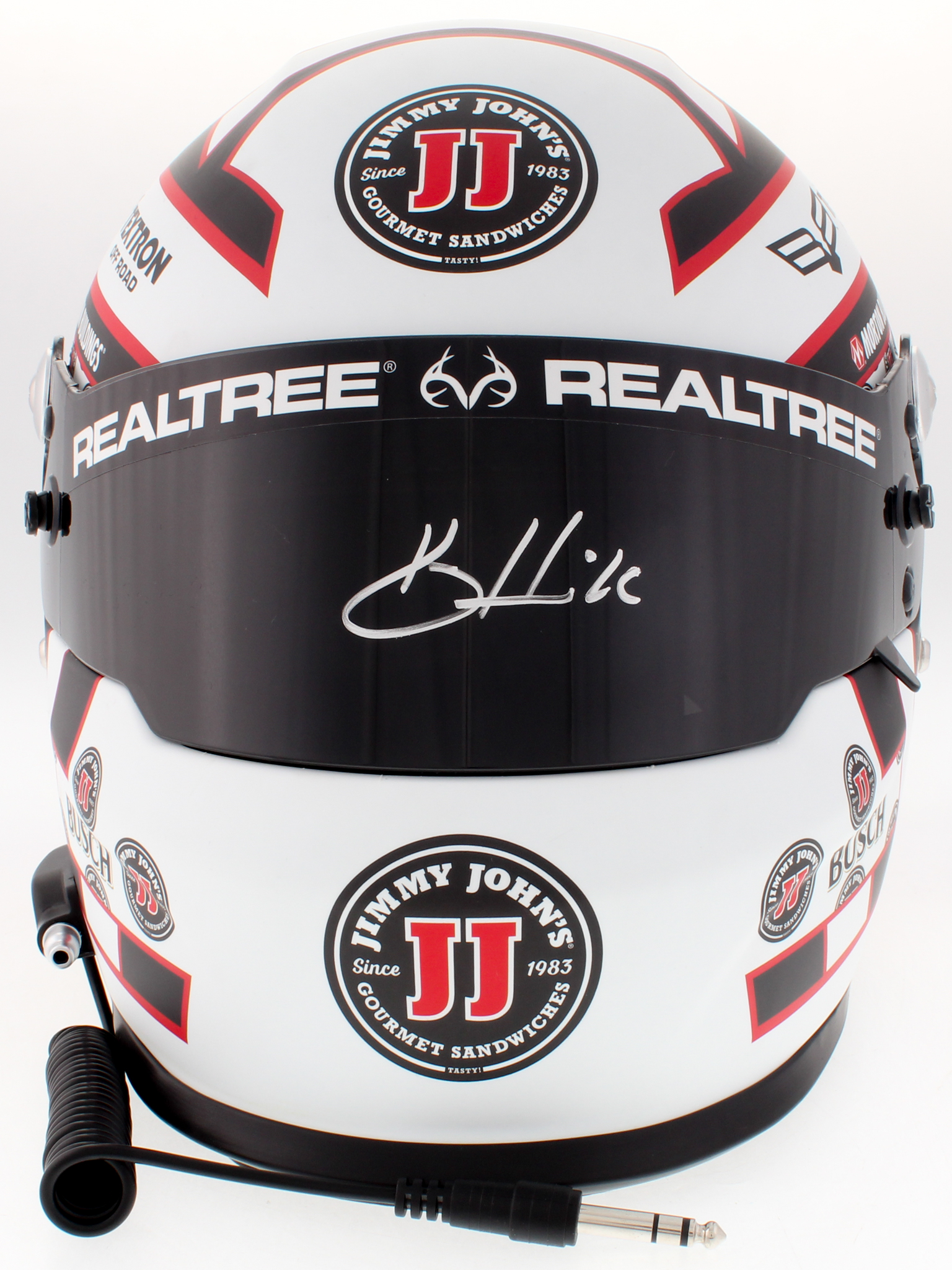 Kevin Harvick Signed 2018 NASCAR Jimmy Johns Full-Size Helmet (PA COA) at PristineAuction.com Kevin Harvick Signed 2018 NASCAR Jimmy Johns Full-Size Helmet (PA COA) at PristineAuction.com