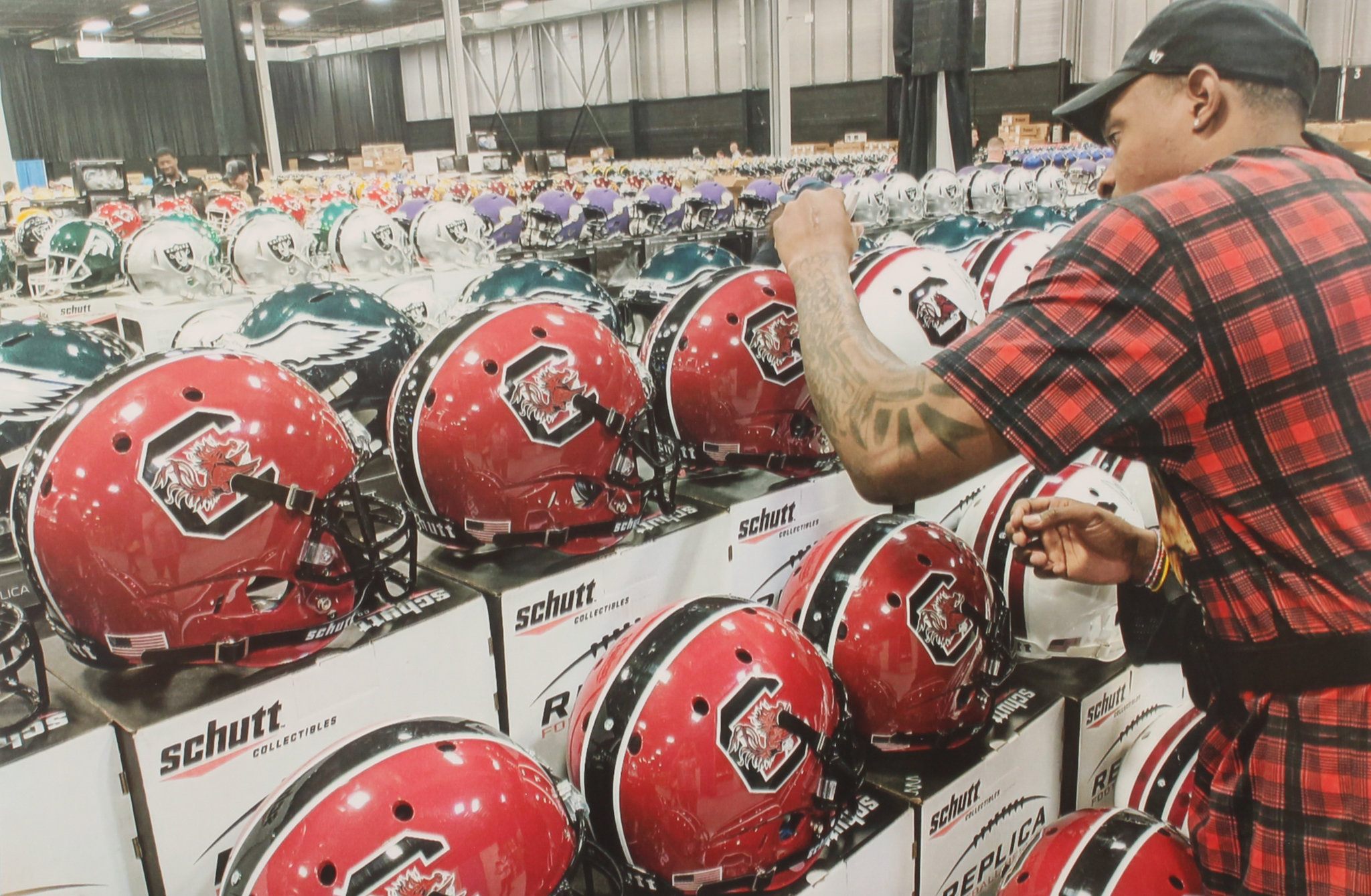 Alshon Jeffery Signed South Carolina Gamecocks Full-Size Helmet (Fanatics) at PristineAuction.com Alshon Jeffery Signed South Carolina Gamecocks Full-Size Helmet (Fanatics) at PristineAuction.com