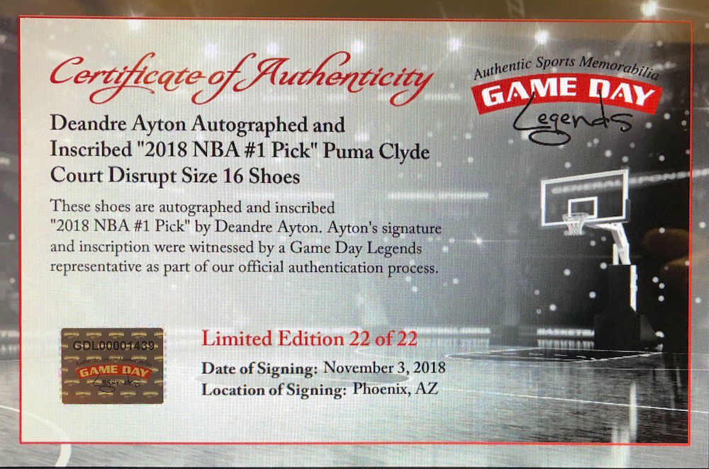 deandre ayton puma basketball shoes