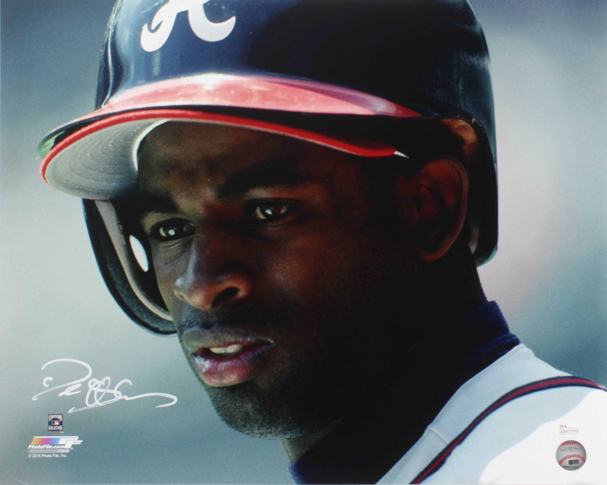 Deion Sanders Signed Atlanta Braves 16x20 Photo (JSA Hologram) at PristineAuction.com Deion Sanders Signed Atlanta Braves 16x20 Photo (JSA Hologram) at PristineAuction.com
