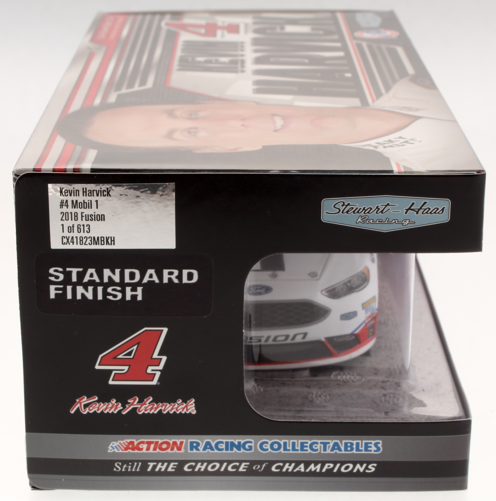 Kevin Harvick Signed NASCAR 2018 #4 Mobil 1 Fusion - 1:24 Premium Action Diecast Car (PA COA) at PristineAuction.com Kevin Harvick Signed NASCAR 2018 #4 Mobil 1 Fusion - 1:24 Premium Action Diecast Car (PA COA) at PristineAuction.com