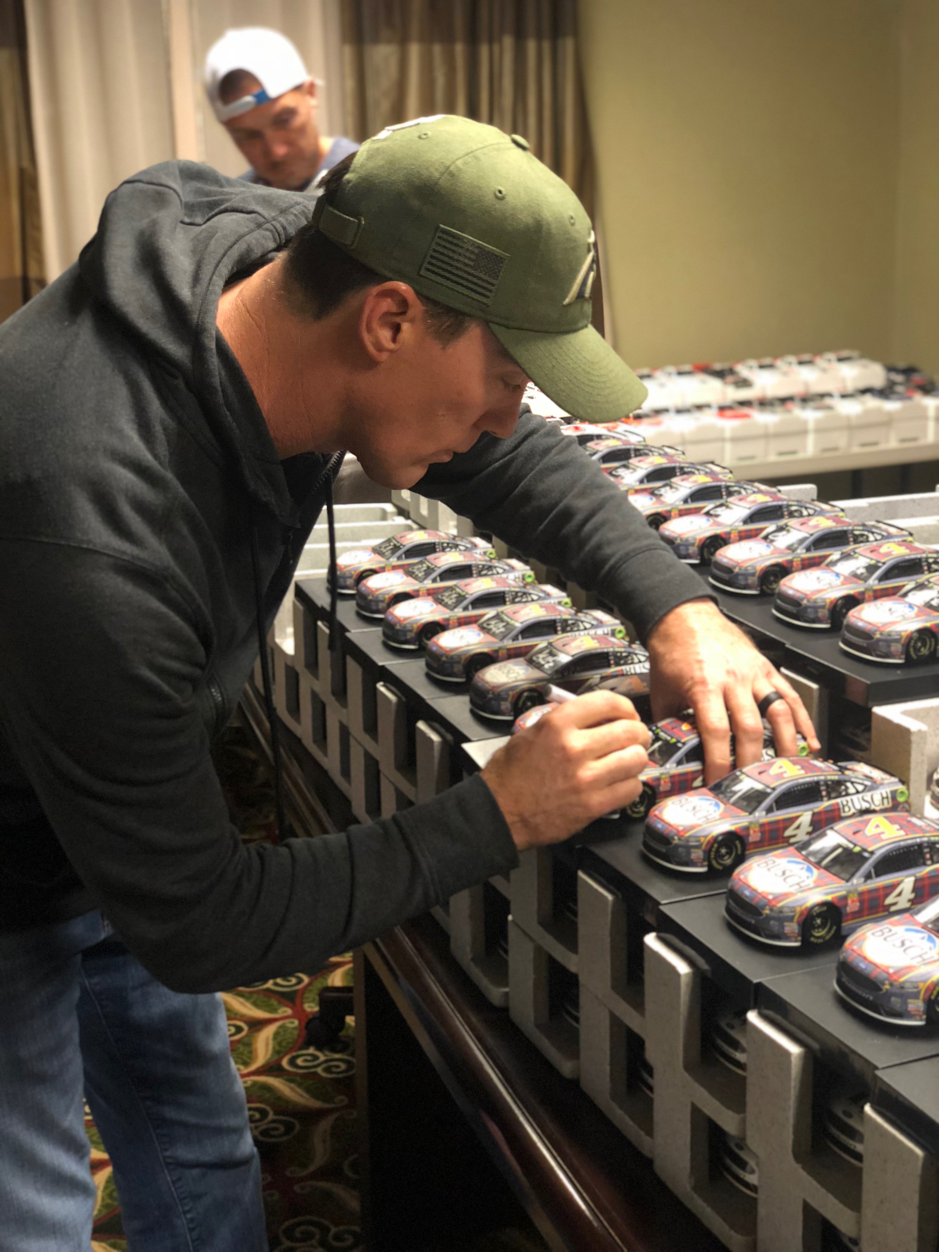 Kevin Harvick Signed NASCAR 2018 #4 Mobil 1 Fusion - 1:24 Premium Action Diecast Car (PA COA) at PristineAuction.com Kevin Harvick Signed NASCAR 2018 #4 Mobil 1 Fusion - 1:24 Premium Action Diecast Car (PA COA) at PristineAuction.com