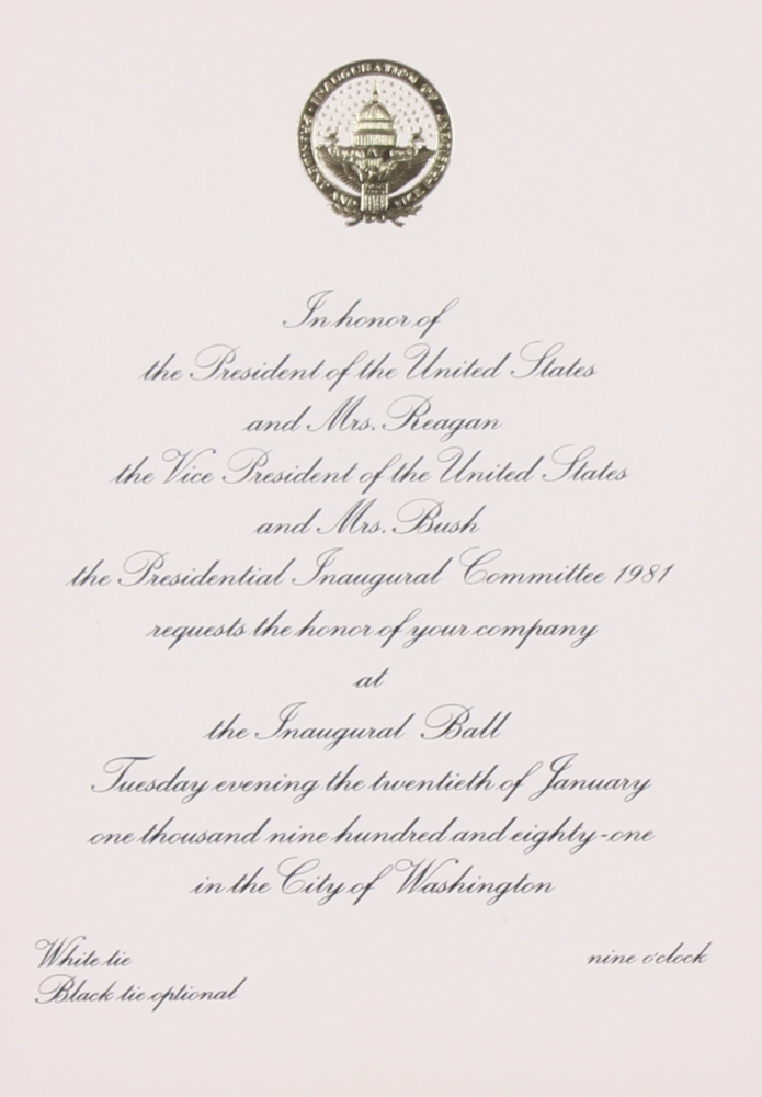 Ronald Reagan 16x22 Custom Framed Photo Display with Original Inaugural