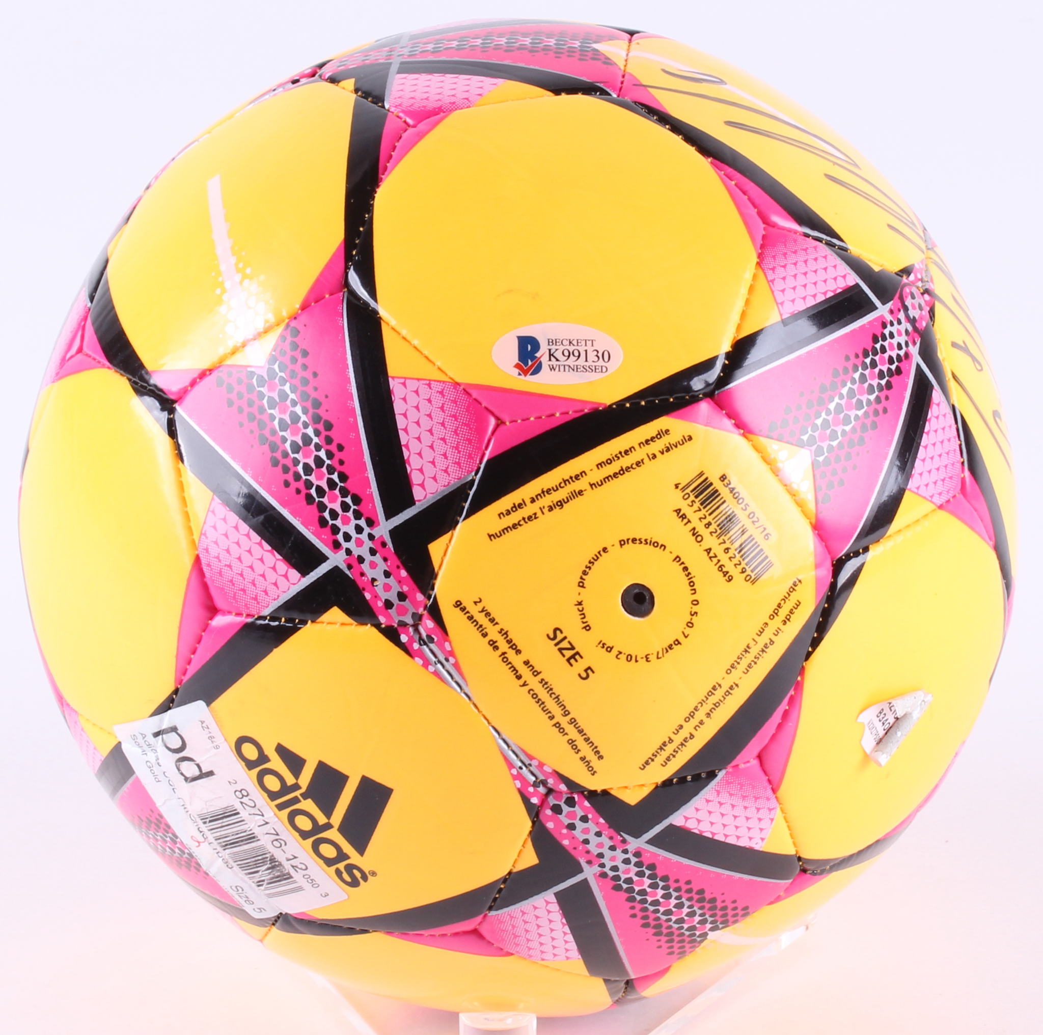 Cristiano Ronaldo Signed 2016 Champions League Final Soccer Ball (Beckett COA) at PristineAuction.com Cristiano Ronaldo Signed 2016 Champions League Final Soccer Ball (Beckett COA) at PristineAuction.com