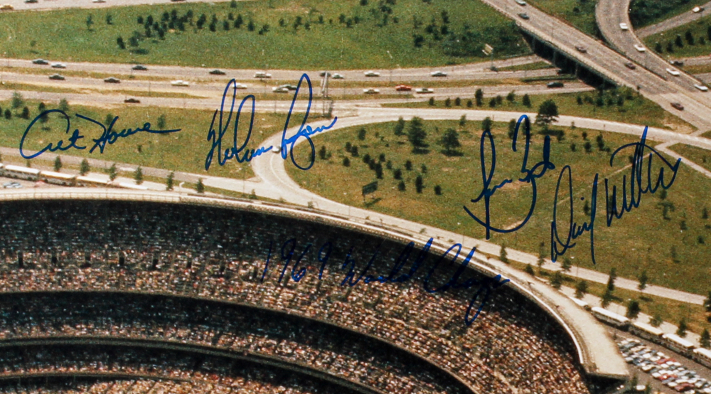 1969 New York Mets Team-Signed (28) 22x26 Custom Framed Photo Display ...