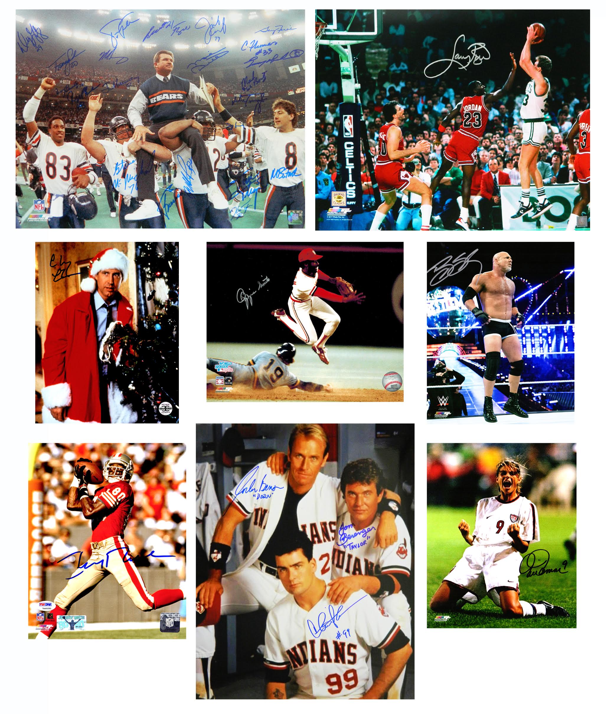 Multi Sports & Celebrity Signed Mystery Photo Collection – Series 1 (3 Autograph Photos Per Box) at PristineAuction.com Multi Sports & Celebrity Signed Mystery Photo Collection – Series 1 (3 Autograph Photos Per Box) at PristineAuction.com