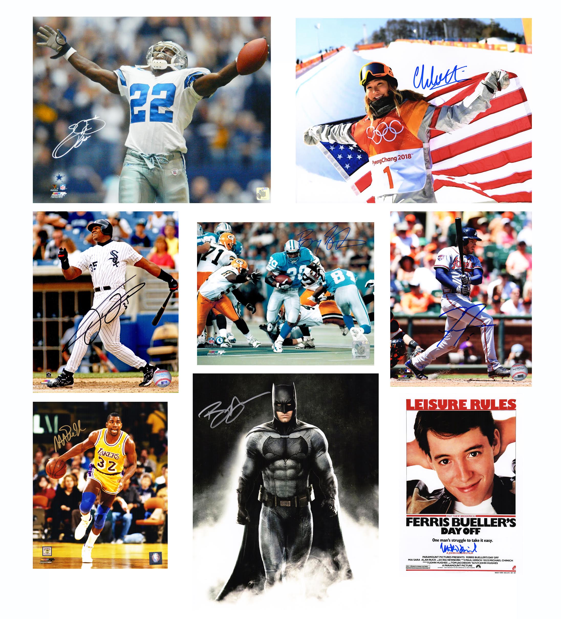 Multi Sports & Celebrity Signed Mystery Photo Collection – Series 1 (3 Autograph Photos Per Box) at PristineAuction.com Multi Sports & Celebrity Signed Mystery Photo Collection – Series 1 (3 Autograph Photos Per Box) at PristineAuction.com