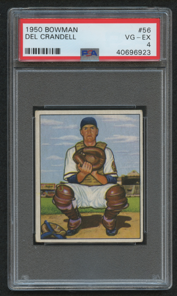 1950 Bowman #56 Del Crandall (PSA 4)