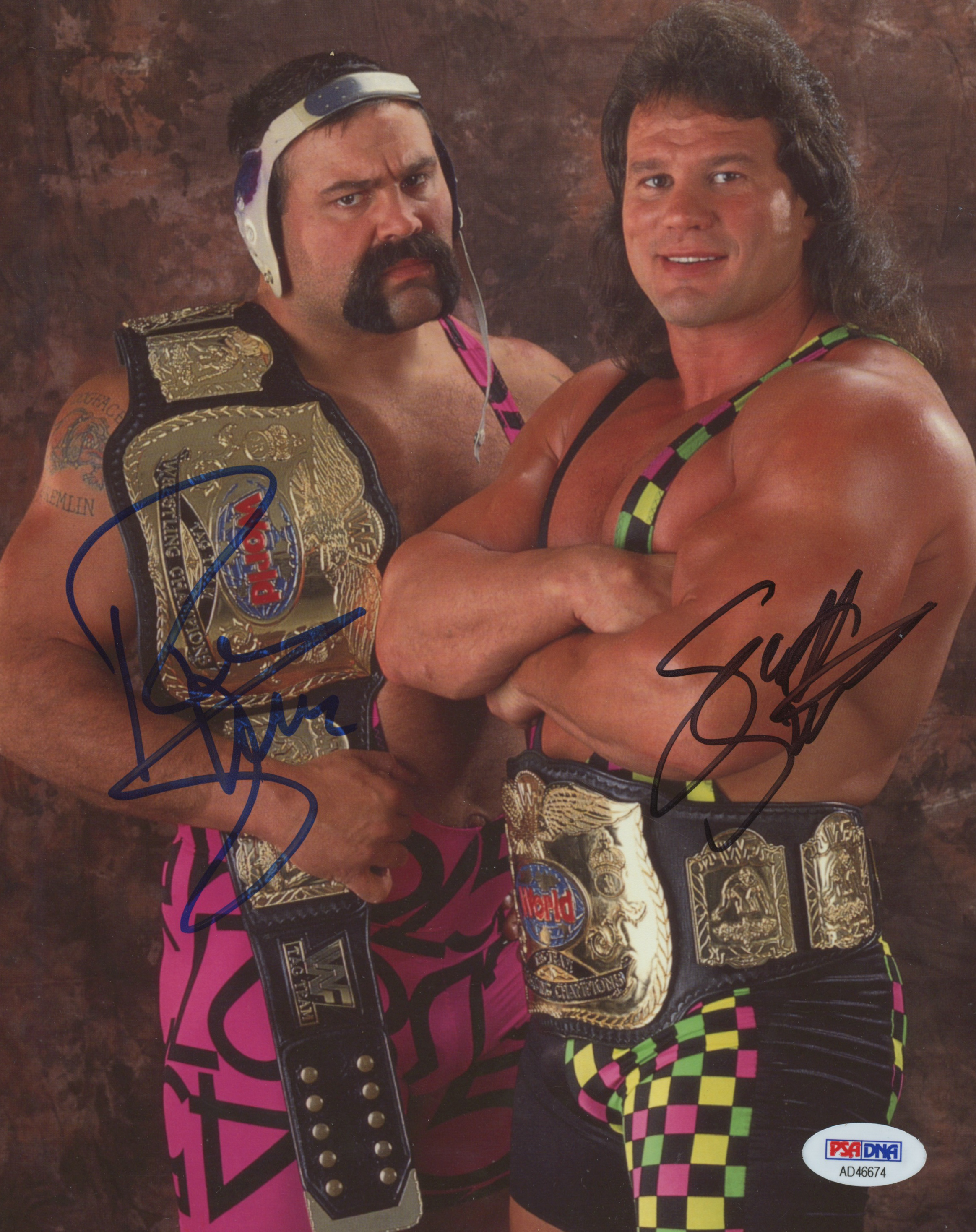 Rick Steiner & Scott Steiner Signed WWE 8x10 Photo (PSA COA) at PristineAuction.com Rick Steiner & Scott Steiner Signed WWE 8x10 Photo (PSA COA) at PristineAuction.com