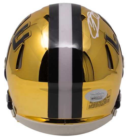 Odell Beckham Jr. Signed LSU Tigers Riddell Chrome Speed Mini Helmet (JSA COA) at PristineAuction.com Odell Beckham Jr. Signed LSU Tigers Riddell Chrome Speed Mini Helmet (JSA COA) at PristineAuction.com