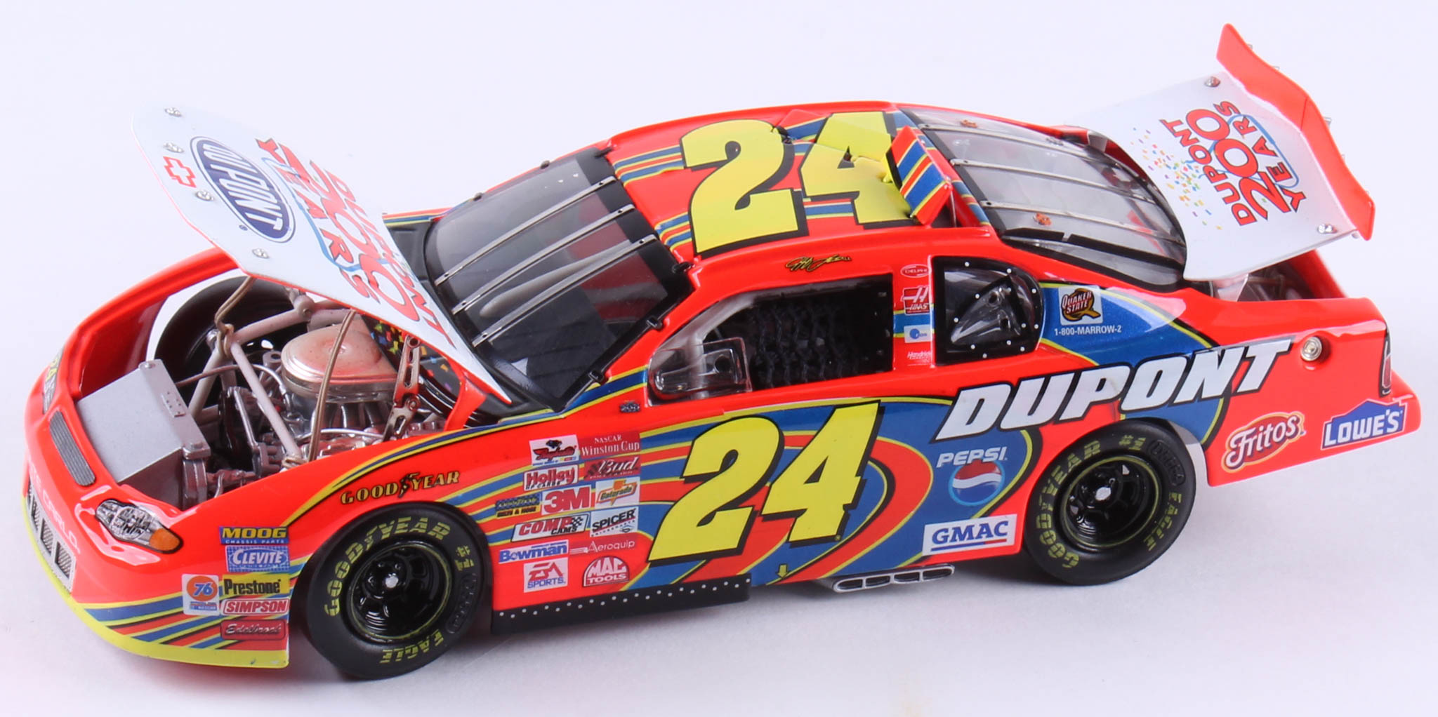 Jeff Gordon LE #24 DuPont / 200th Anniversary Celebration 2002 Monte Carlo Elite 1:24 Scale Die Cast Car at PristineAuction.com Jeff Gordon LE #24 DuPont / 200th Anniversary Celebration 2002 Monte Carlo Elite 1:24 Scale Die Cast Car at PristineAuction.com