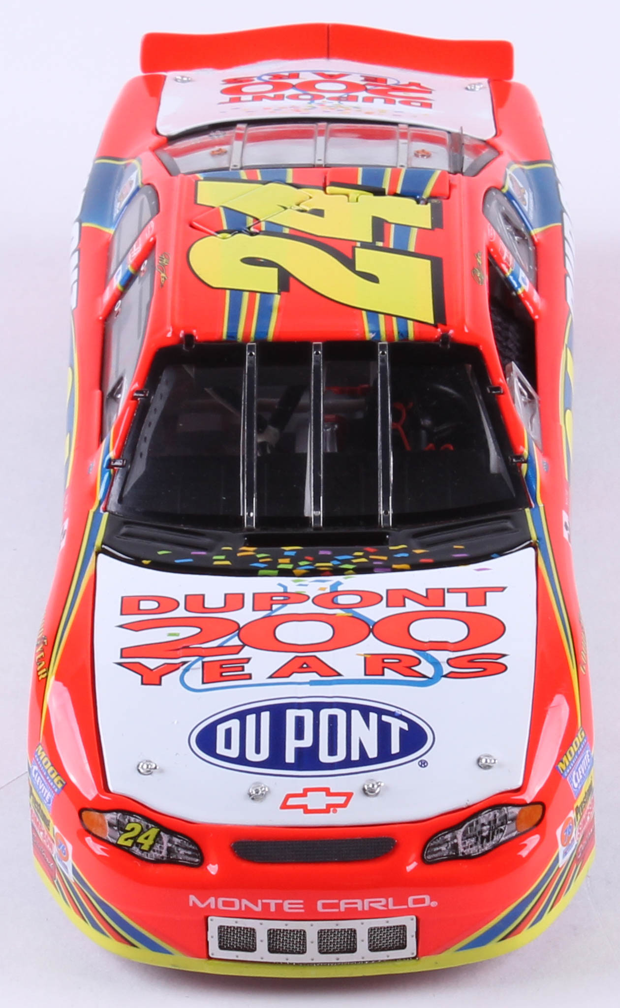 Jeff Gordon LE #24 DuPont / 200th Anniversary Celebration 2002 Monte Carlo Elite 1:24 Scale Die Cast Car at PristineAuction.com Jeff Gordon LE #24 DuPont / 200th Anniversary Celebration 2002 Monte Carlo Elite 1:24 Scale Die Cast Car at PristineAuction.com