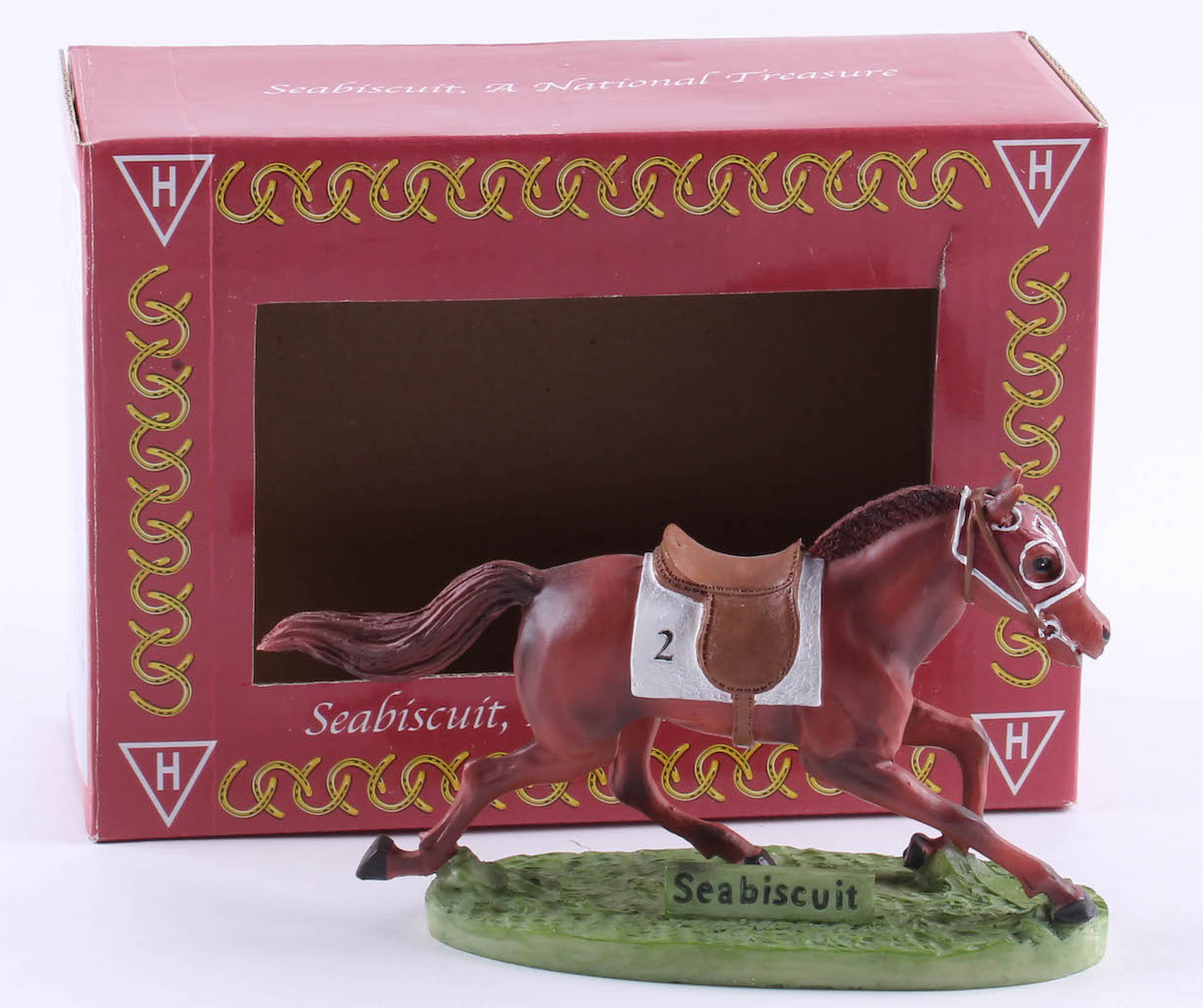 Hartland Commemorative Seabiscuit Horse Figure at PristineAuction.com Hartland Commemorative Seabiscuit Horse Figure at PristineAuction.com