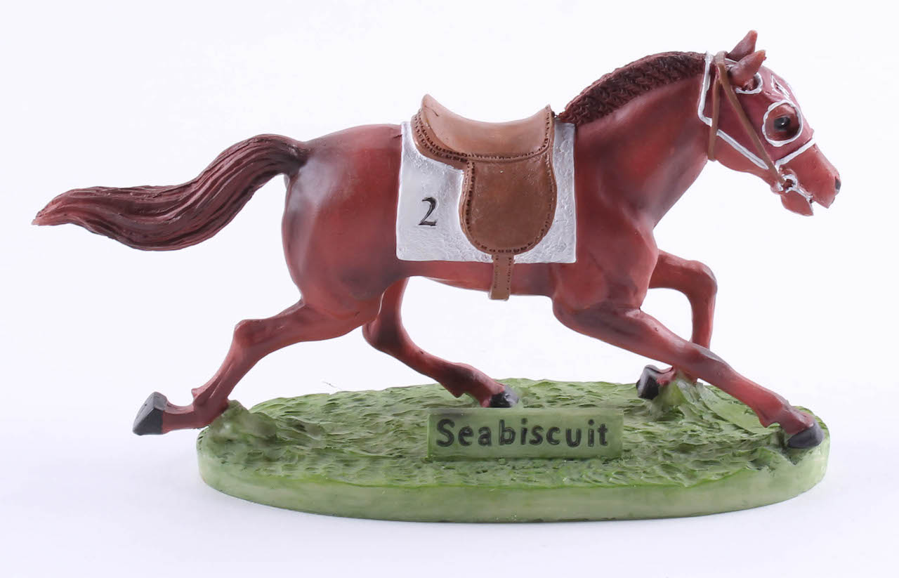 Hartland Commemorative Seabiscuit Horse Figure at PristineAuction.com Hartland Commemorative Seabiscuit Horse Figure at PristineAuction.com