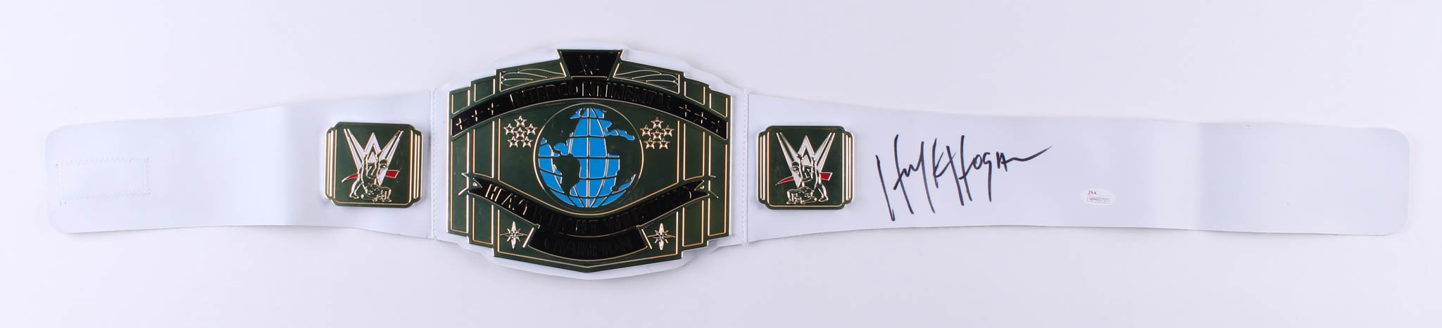 Hulk Hogan Signed WWE Championship Belt (JSA COA) at PristineAuction.com Hulk Hogan Signed WWE Championship Belt (JSA COA) at PristineAuction.com